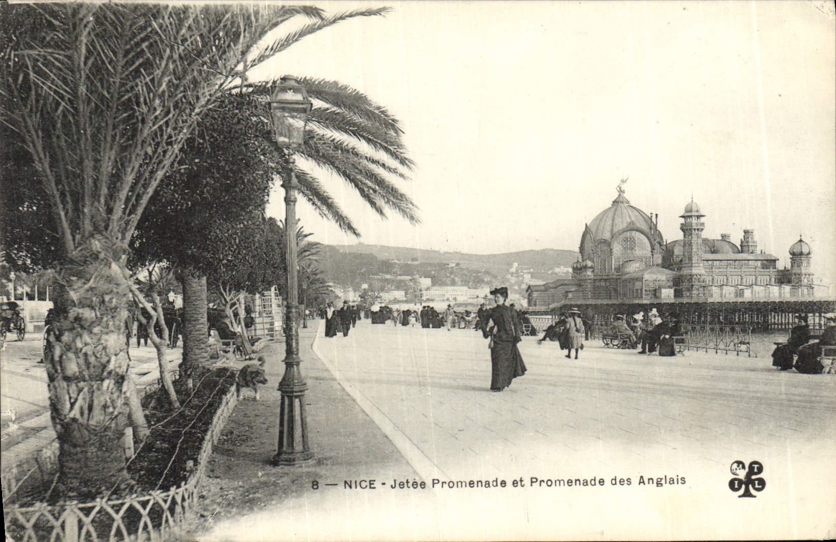CPA Nice Jetee Promenade et Promenade des Anglais