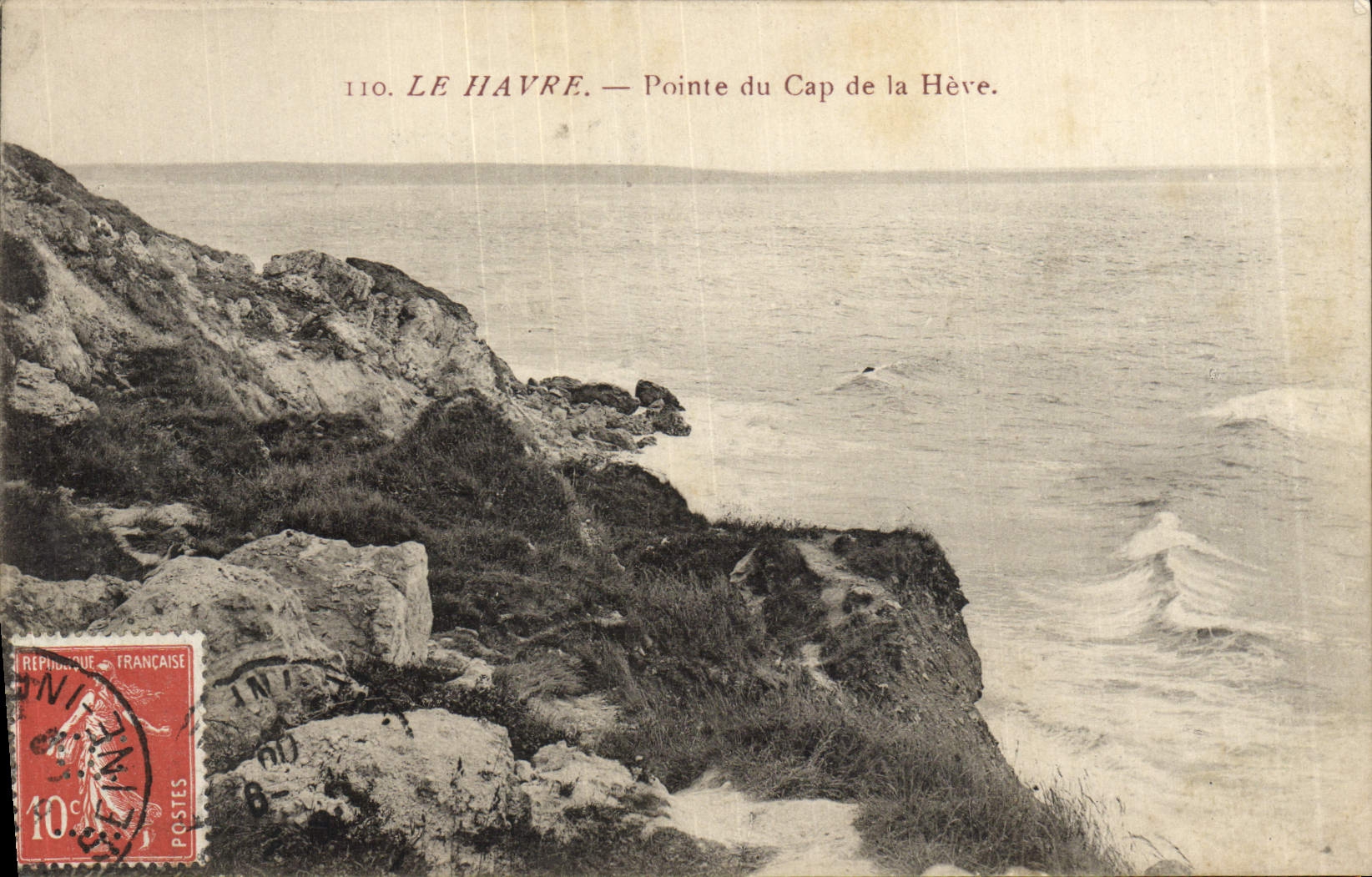 VINTAGE POSTCARD Le Havre Points of the Cape Of Heve