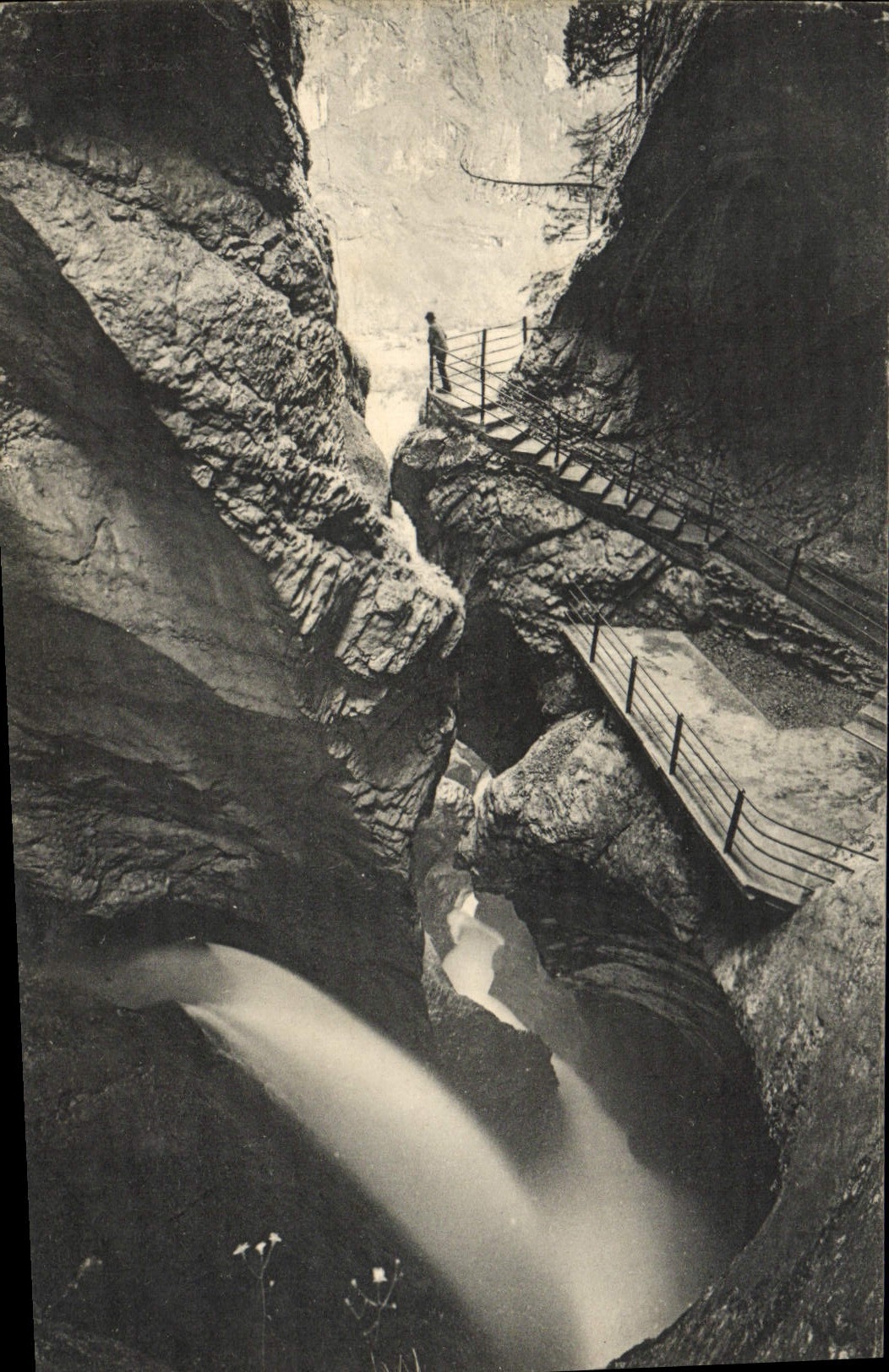 CPA Lauterbrunnen Trummelbach 5ter Fall