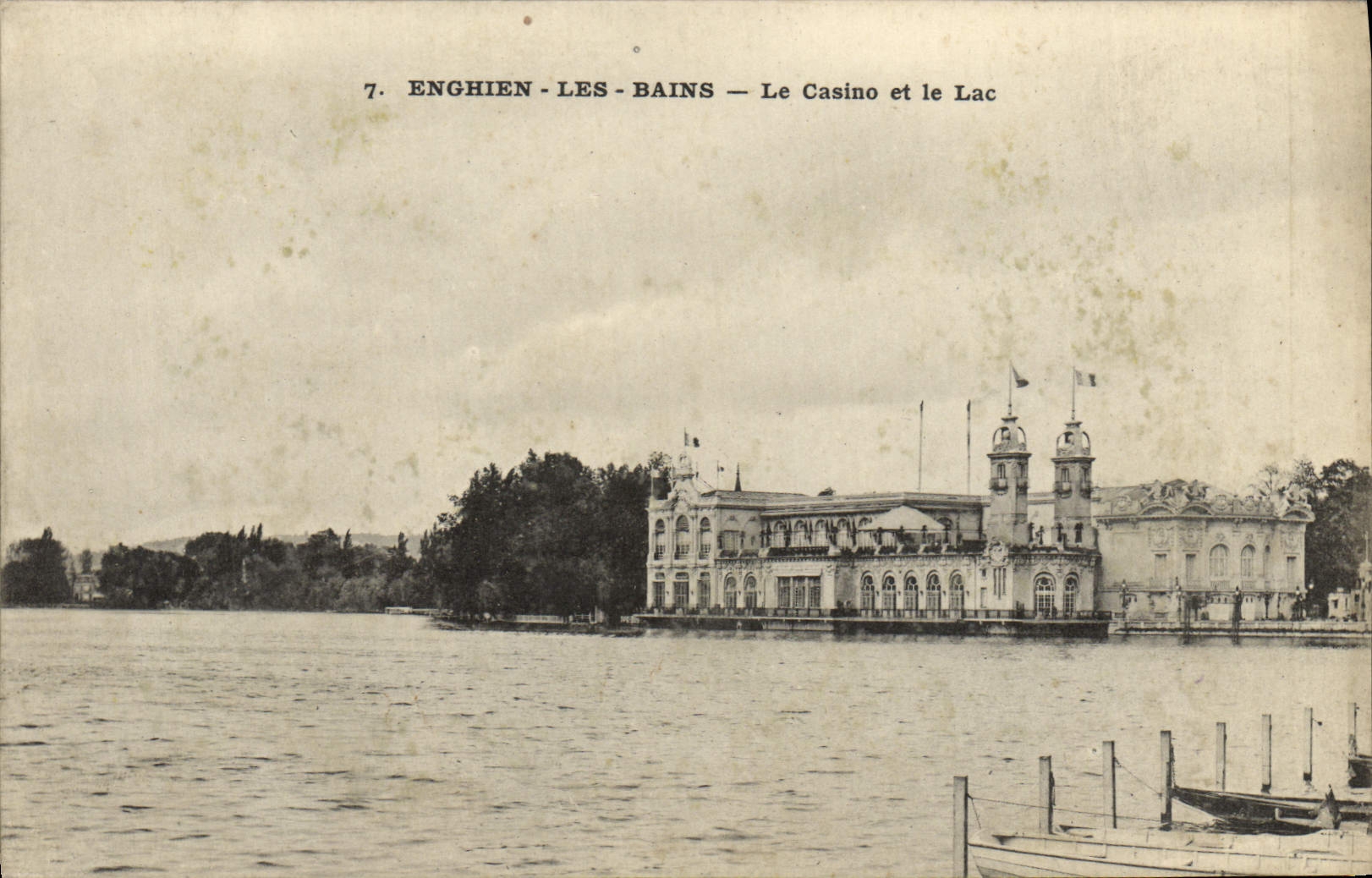 CPA Enghien Les Bains Le Casino et le Lac