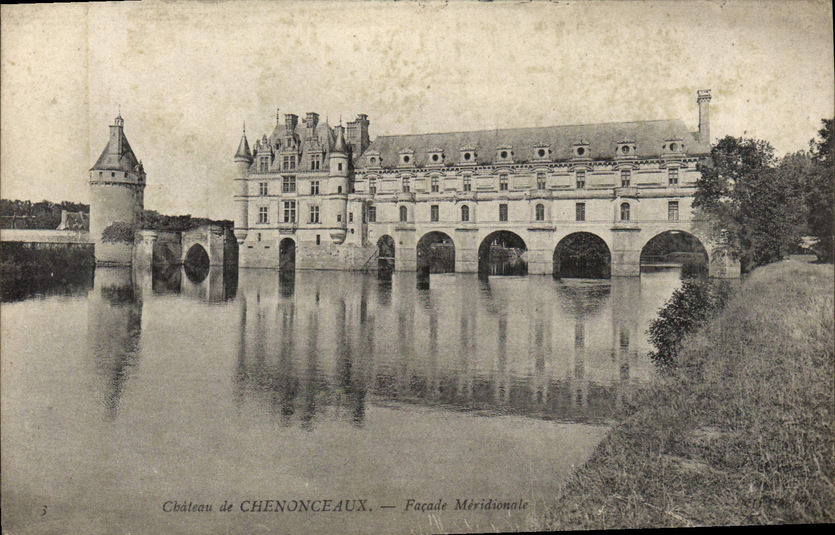 CPA Chateau de Chenonceaux Facade meridionale