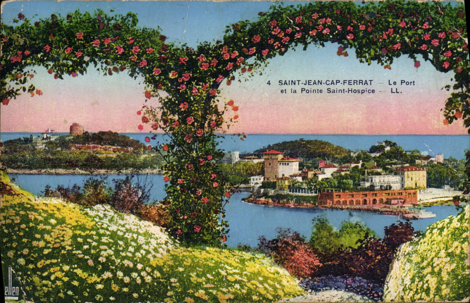 CPA Saint Jean Cap Ferrat et la Pointe Saint Hospice