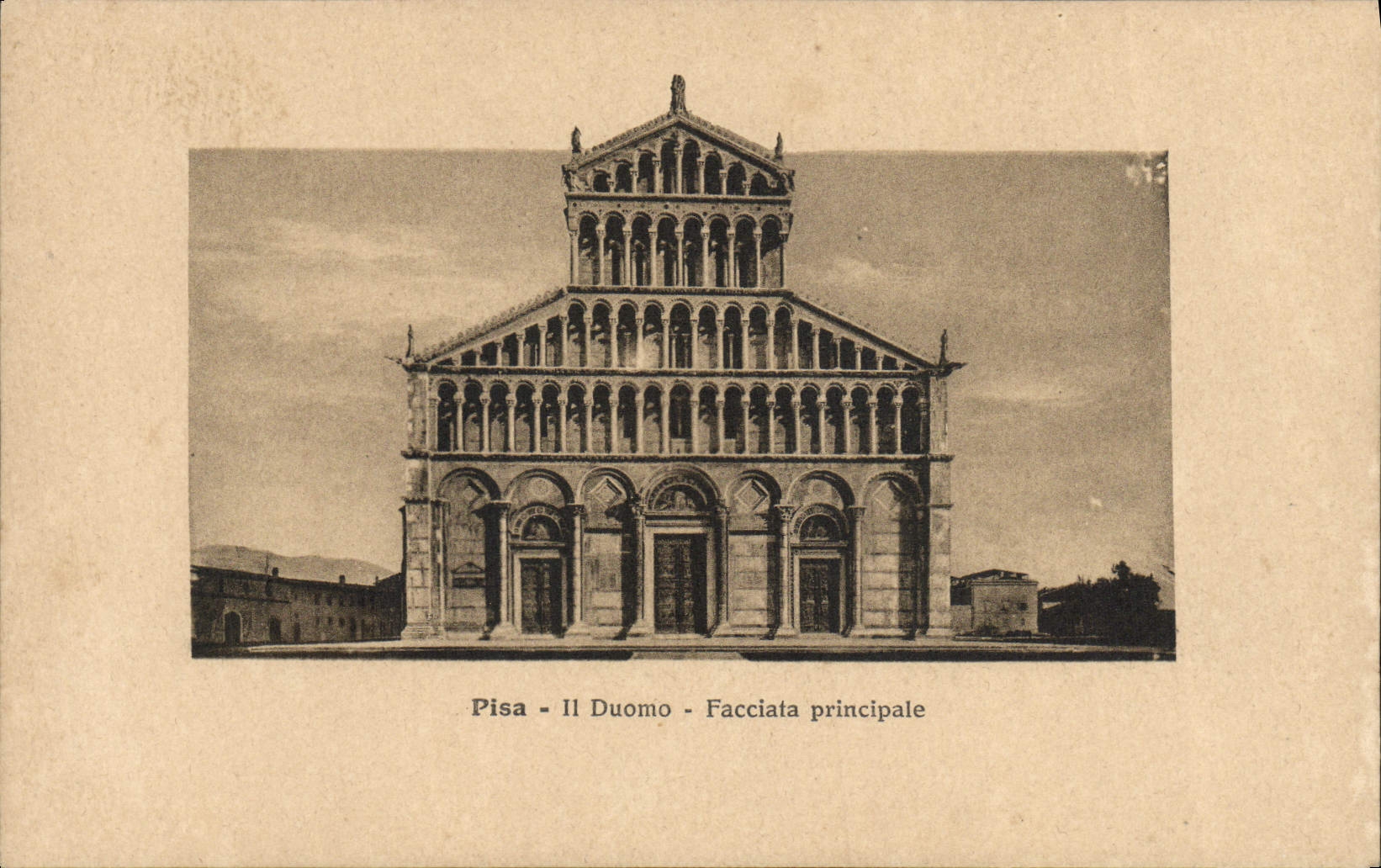 CPA Pisa Duomo Faciata Principale