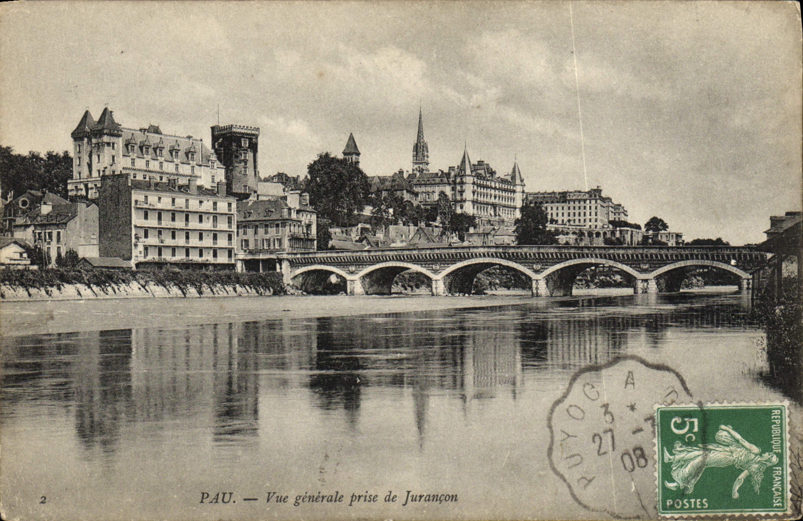 CPA Pau Vue Generale Prise de Jurancon
