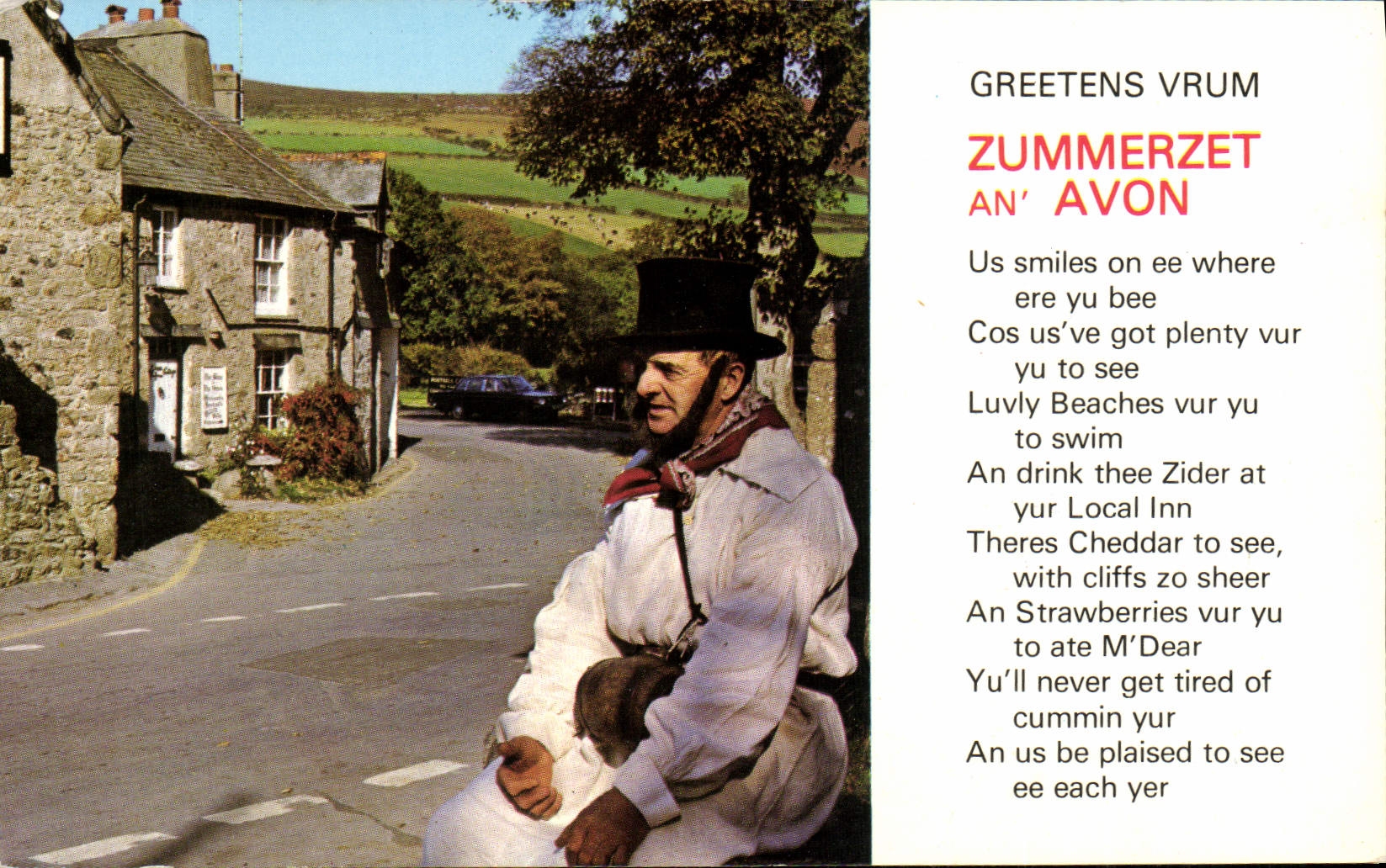 POSTAL MODERNA Zummerzet Ab Avon