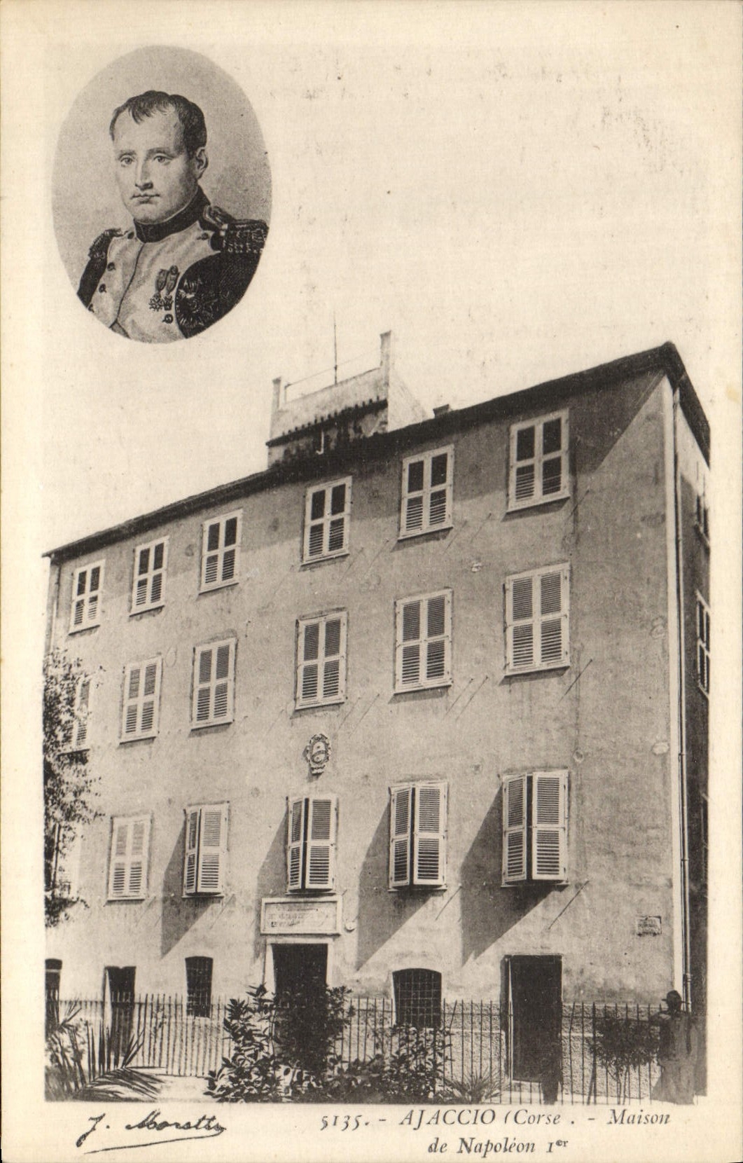 CPA Ajaccio Maison Du Napoleon 1er