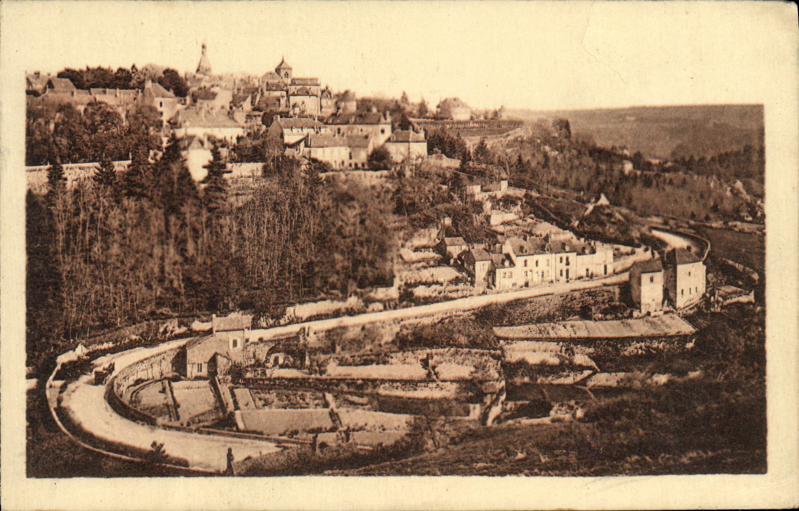 CPA Avallon vue OPrise De La Morlande