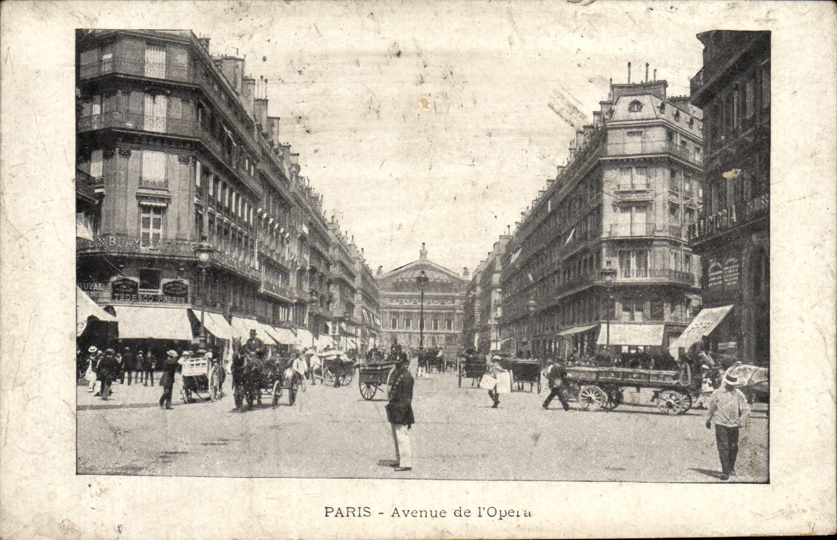 CPA Paris Avenue De l'Opera