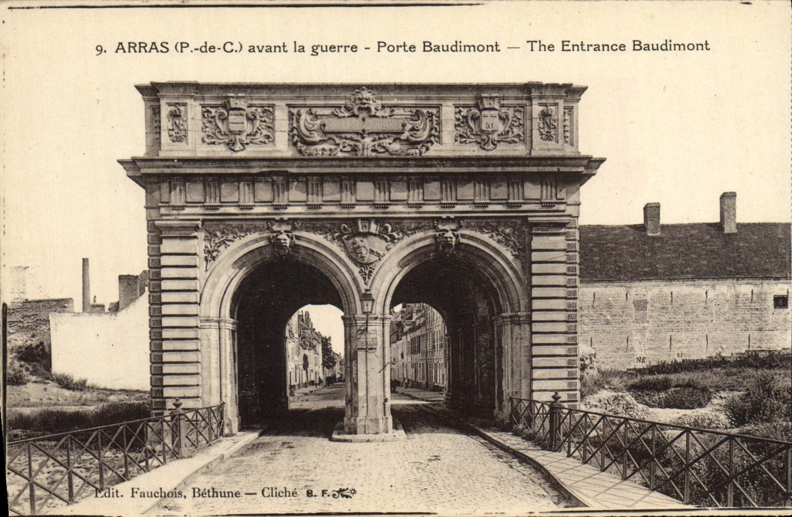 CPA Arras Avant La Guerre Porte Baudimont