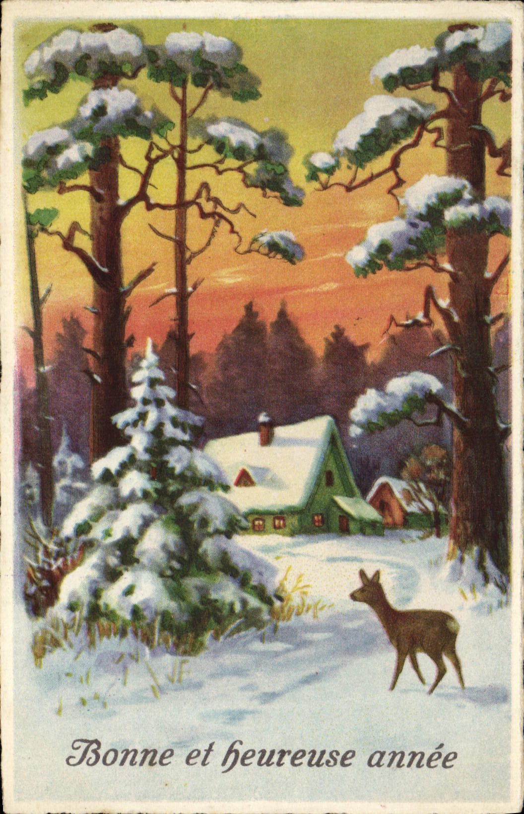 CPA Bonne Et Heureuse annee