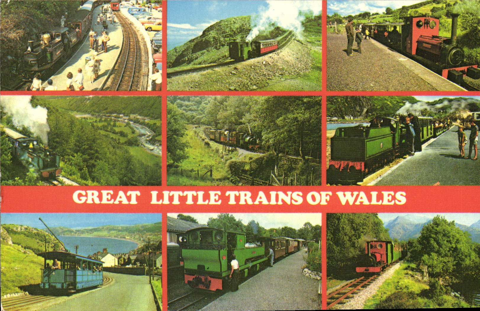 MODERN CARD Great Little Trains Off Wales