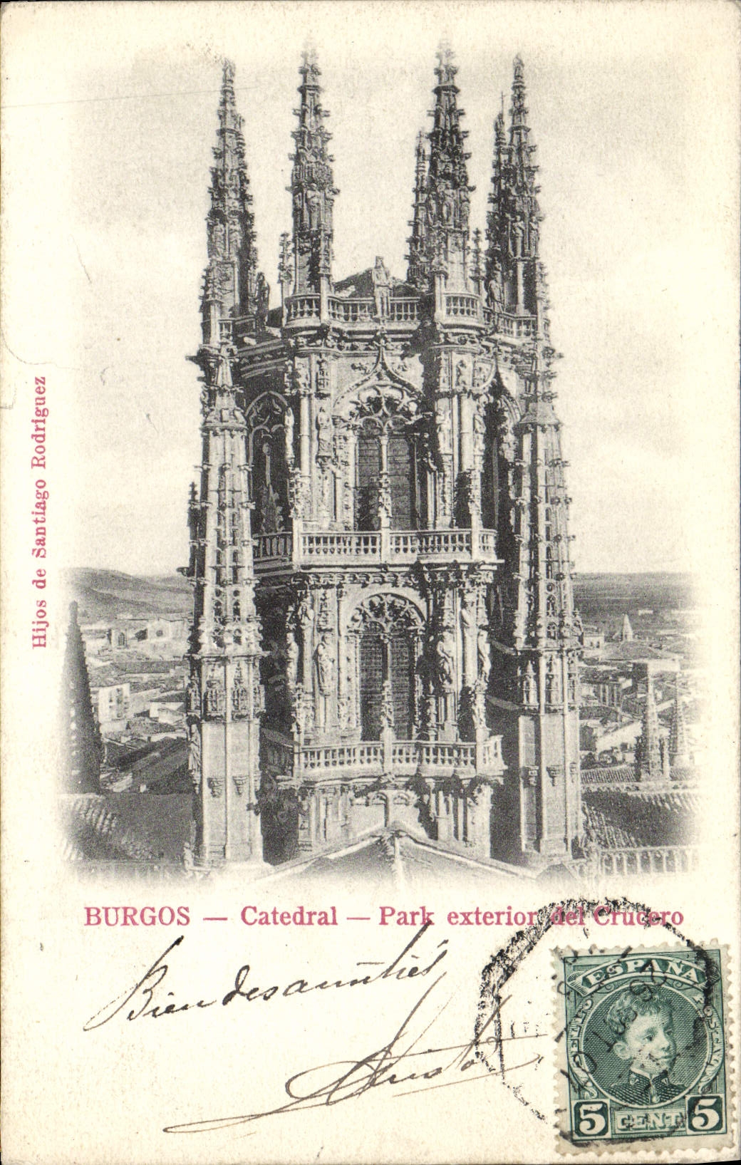 CPA Burgos Catedral Park Exterior del Crudero