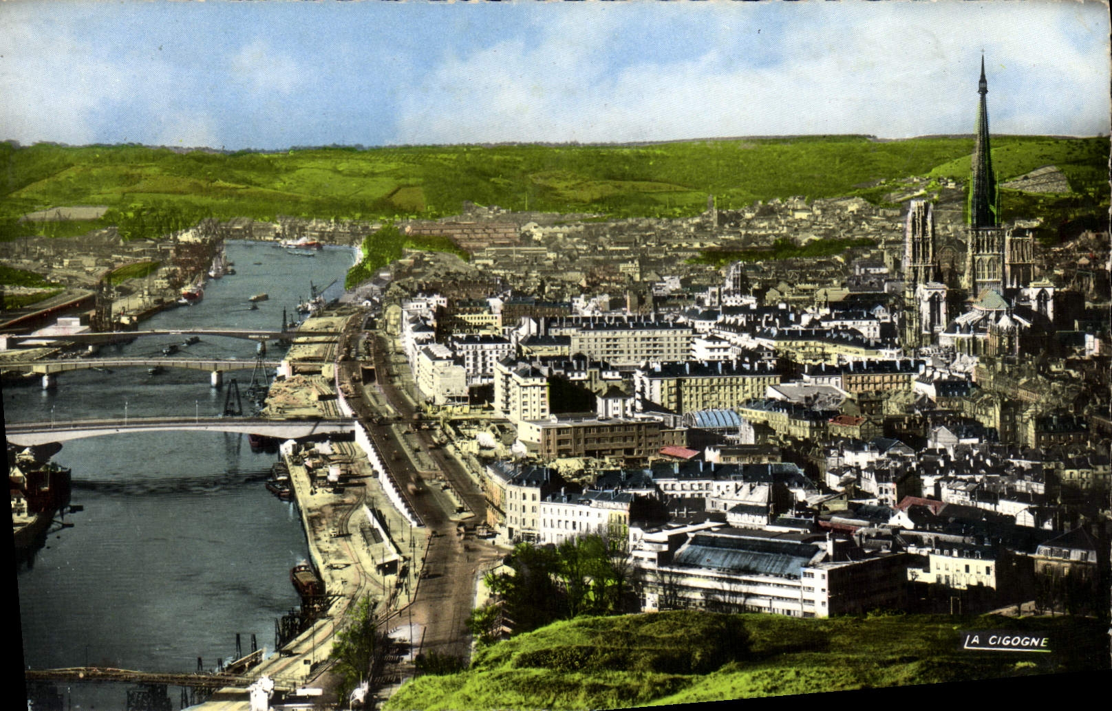 MODERN CARD Rouen View