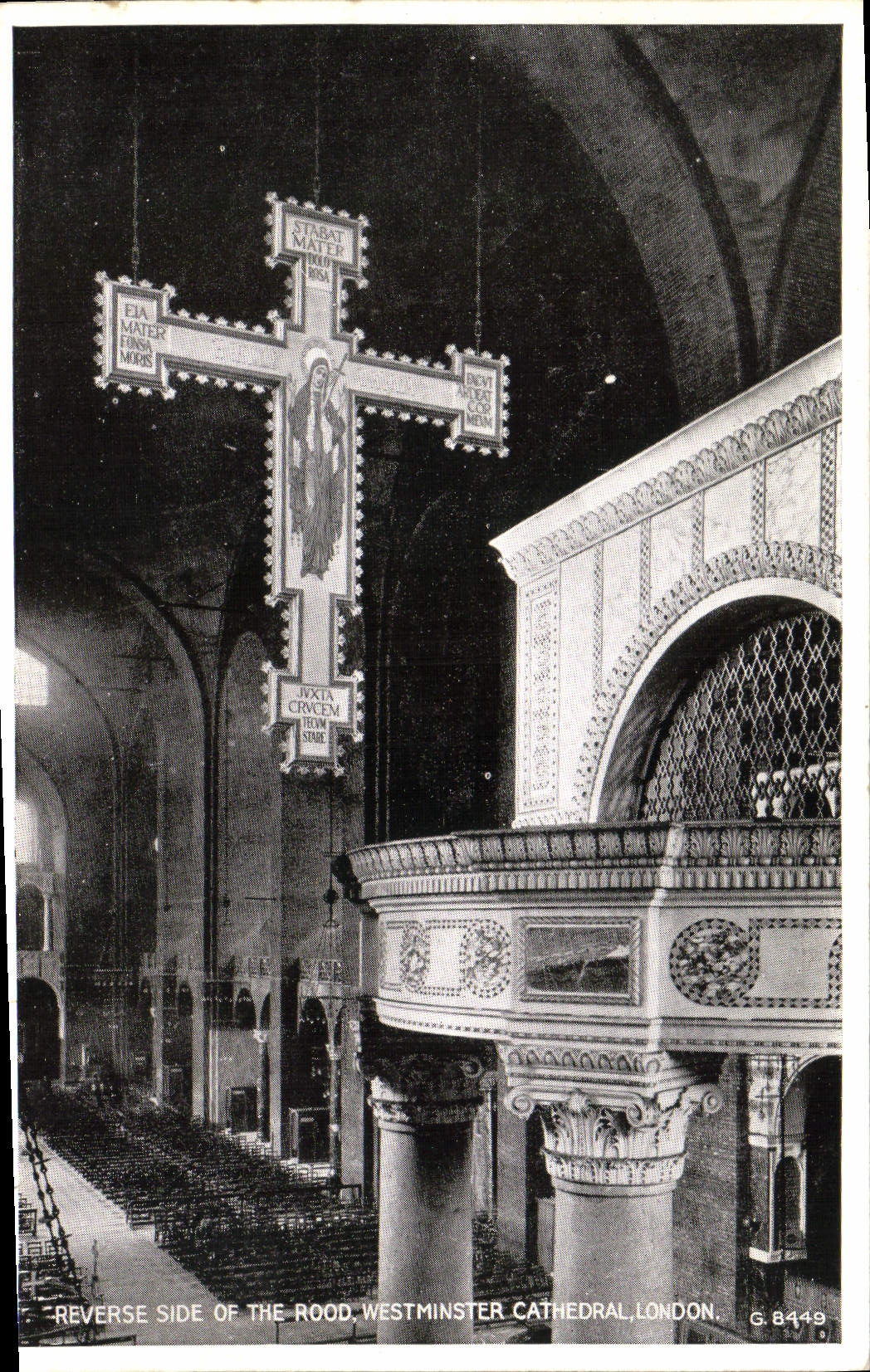 CPM Reverse Side Pf The Rood Westminster Cathedral London