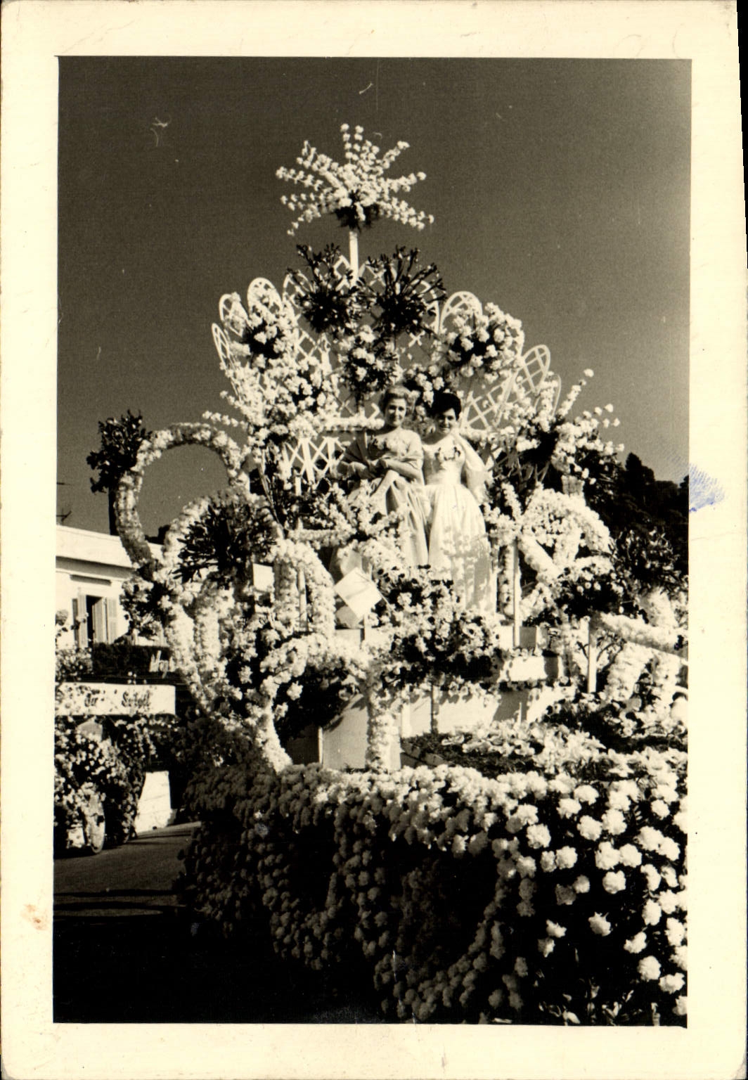 Photo Nice 1960 Carnaval des fleurs 