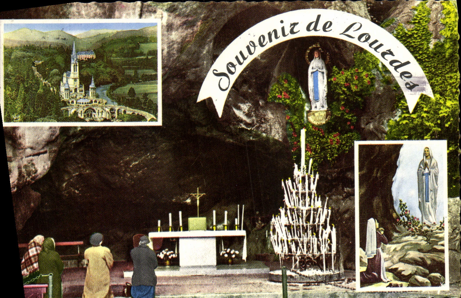 MODERN CARD To remember Of Doors the cave appearance the basilica