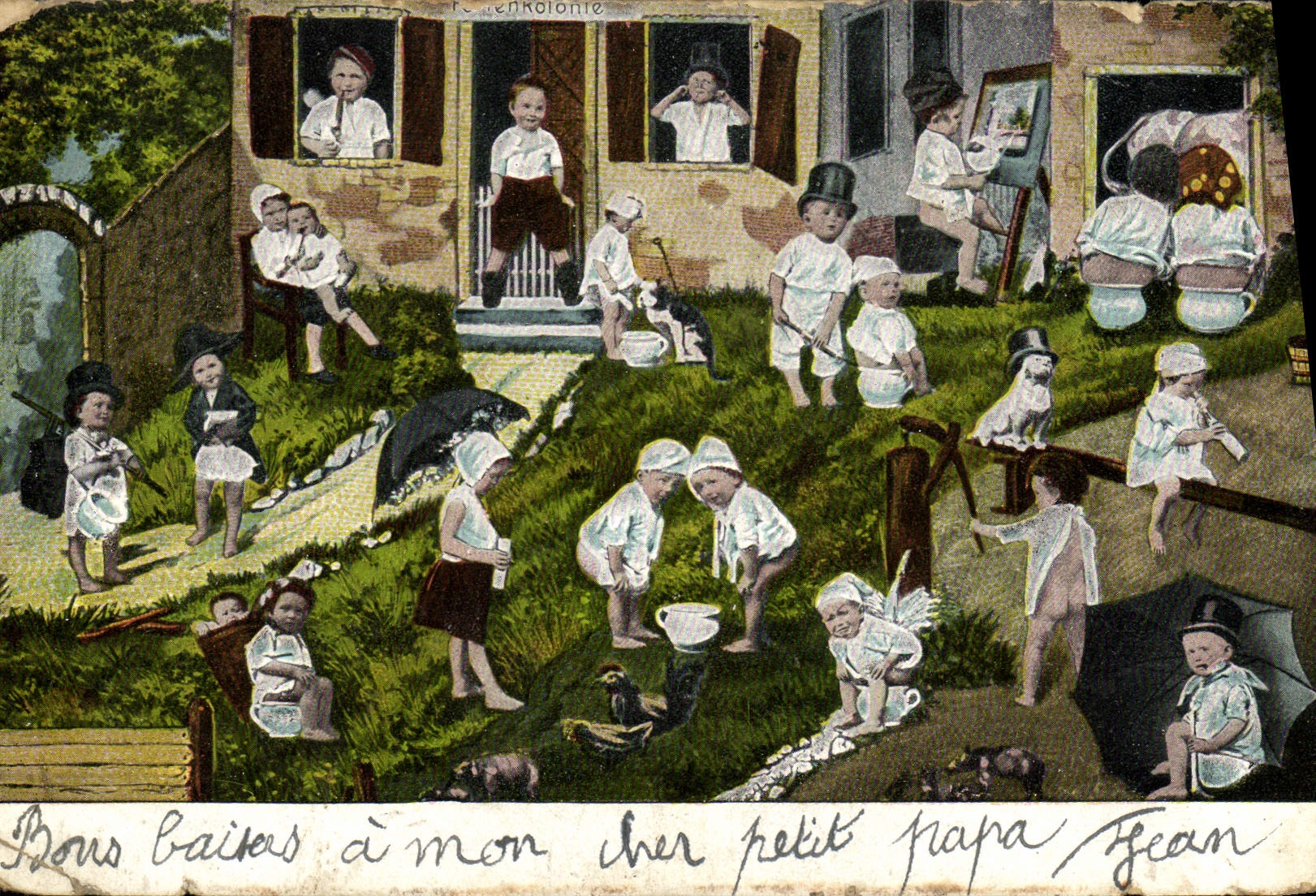 CPA Fantaisie Enfants