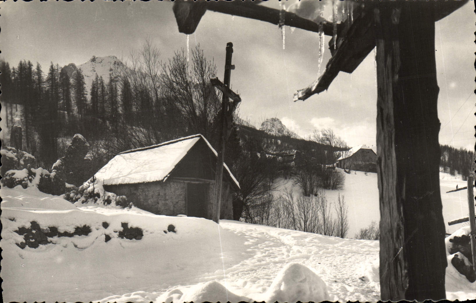CPM Les Alpes Pittoresques Paysage De Neige