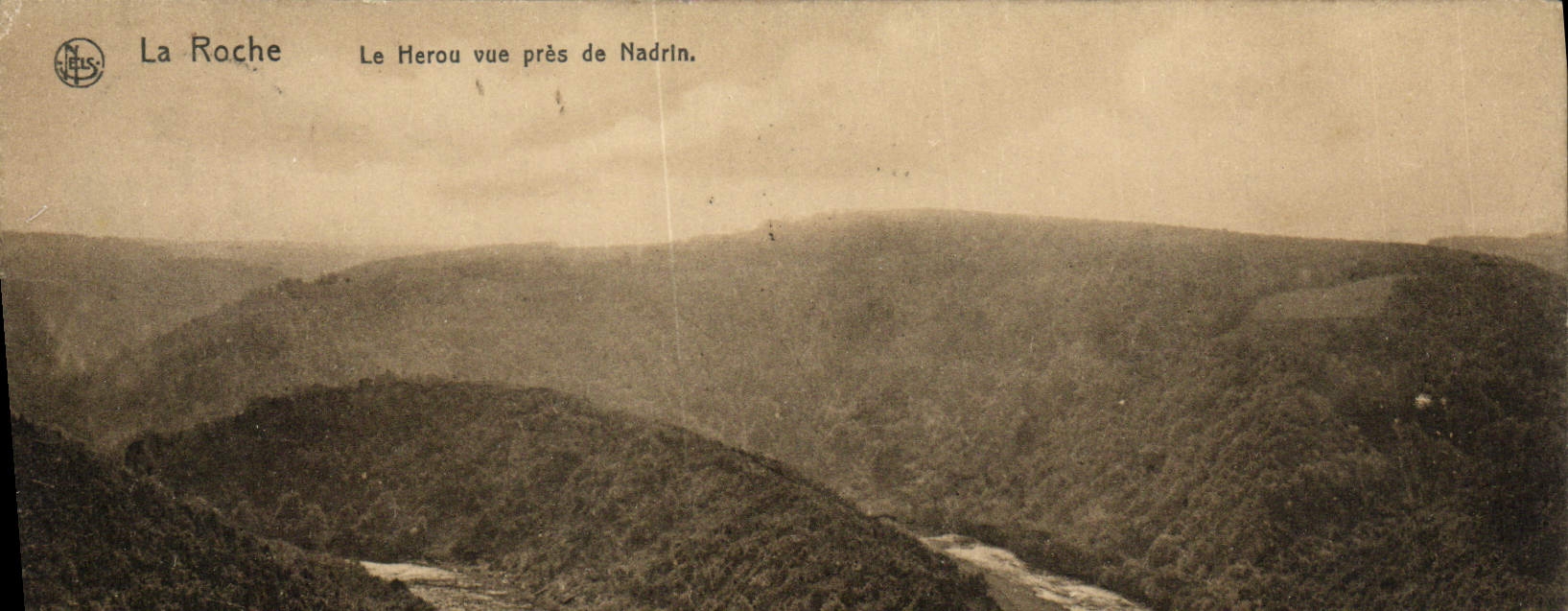 VINTAGE POSTCARD the Rock Herou Seen Close De Nadrin