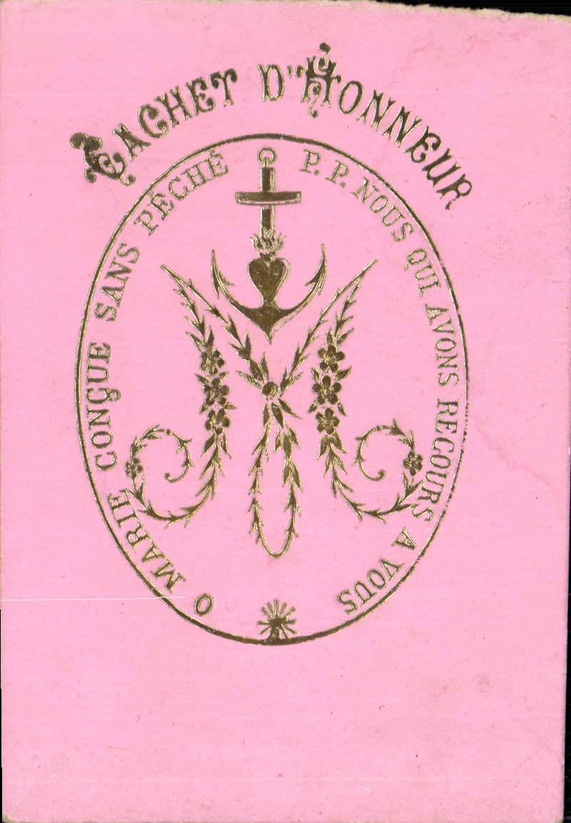 Image Cachet D'Honneur Marie 