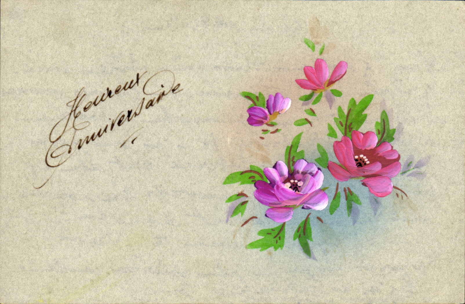 CPA Fantaisie Fleurs 