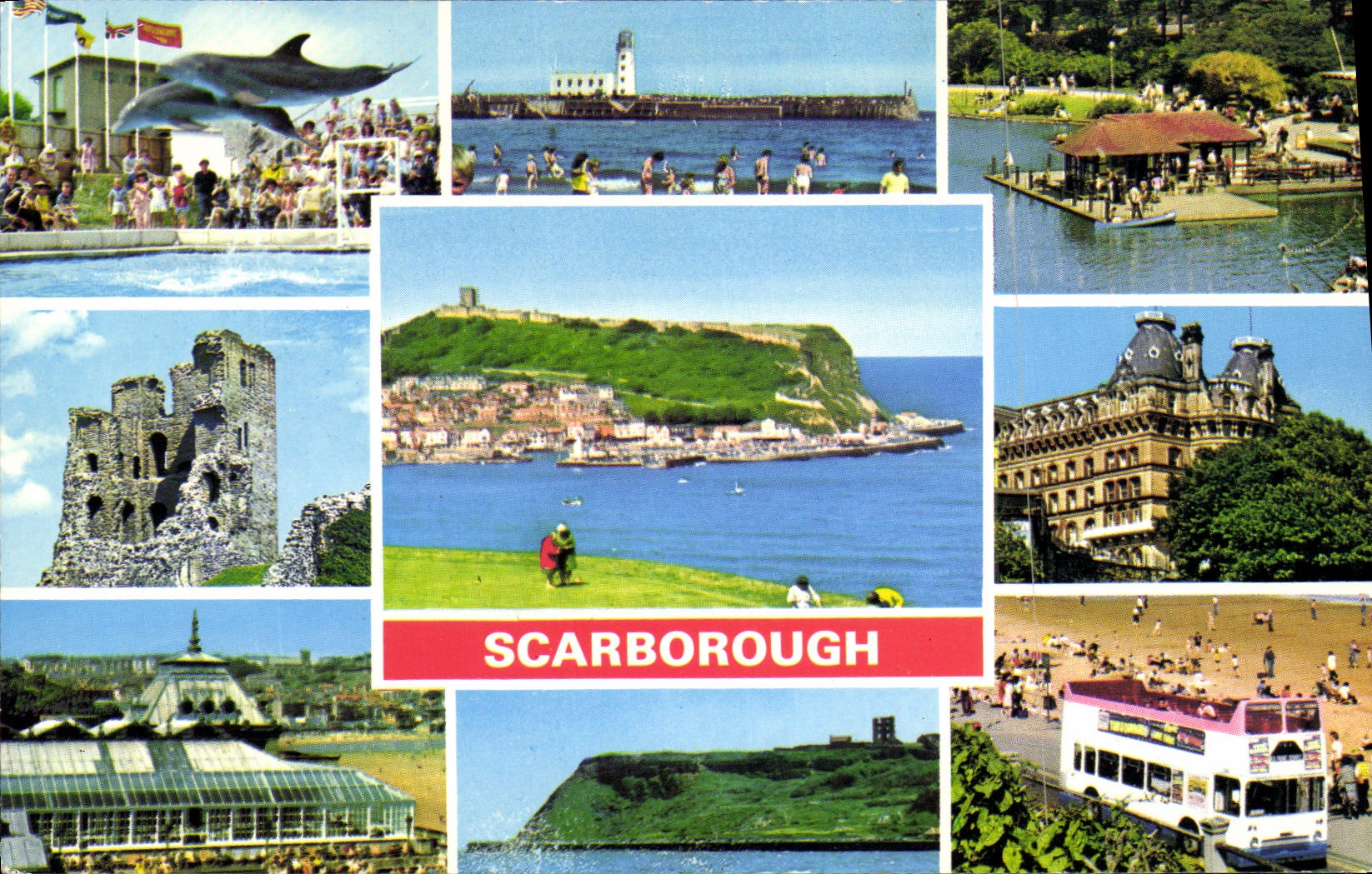 MODERN CARD Scarborough Lighthouse