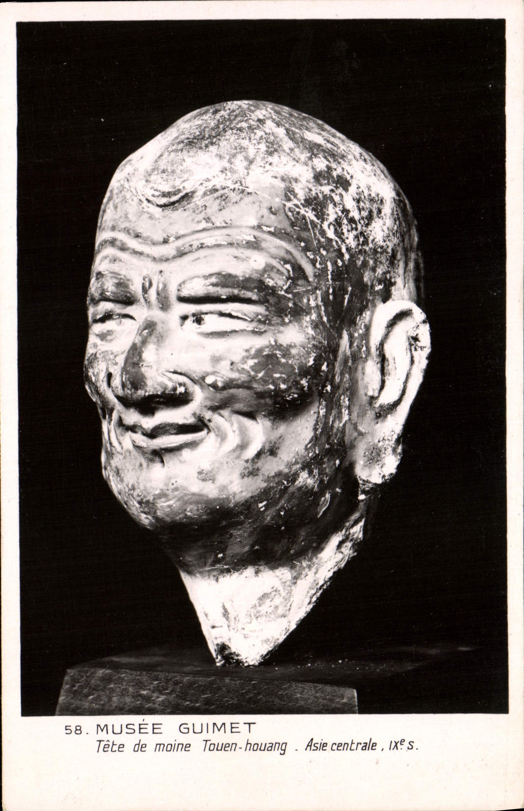 CPM Musee Guimet Tete De Moine Touen Houang Asie centrale