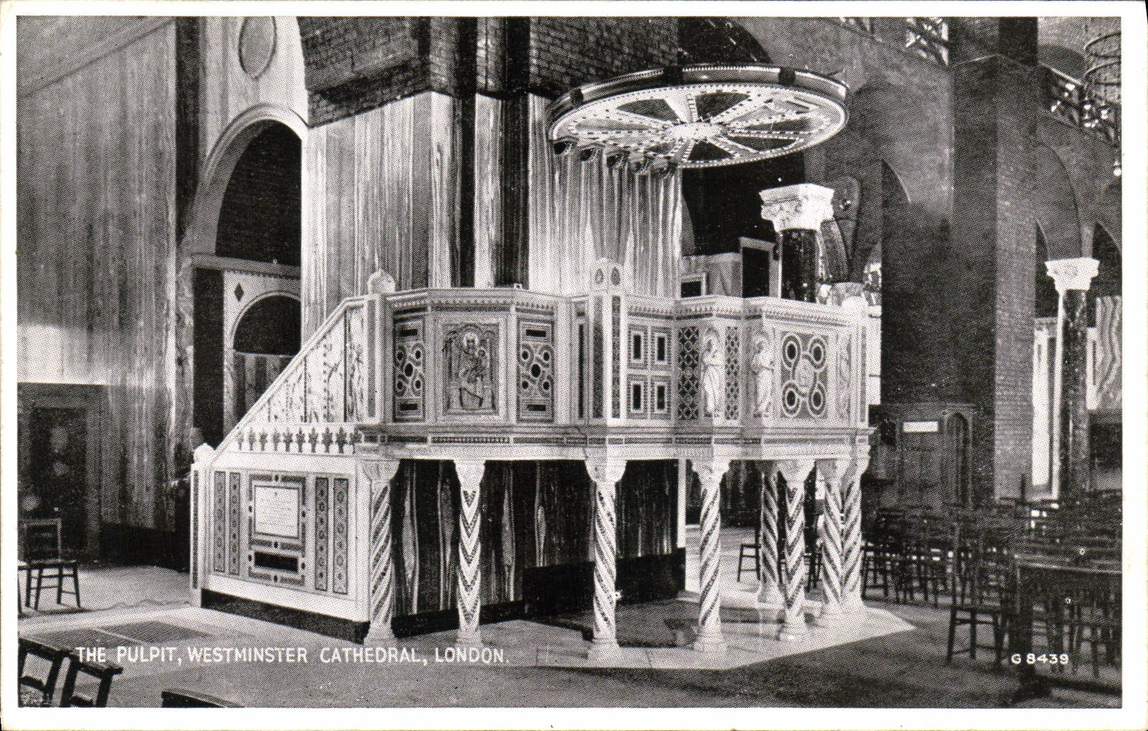 MODERN CARD The Pulpit Westminster London Cathedral