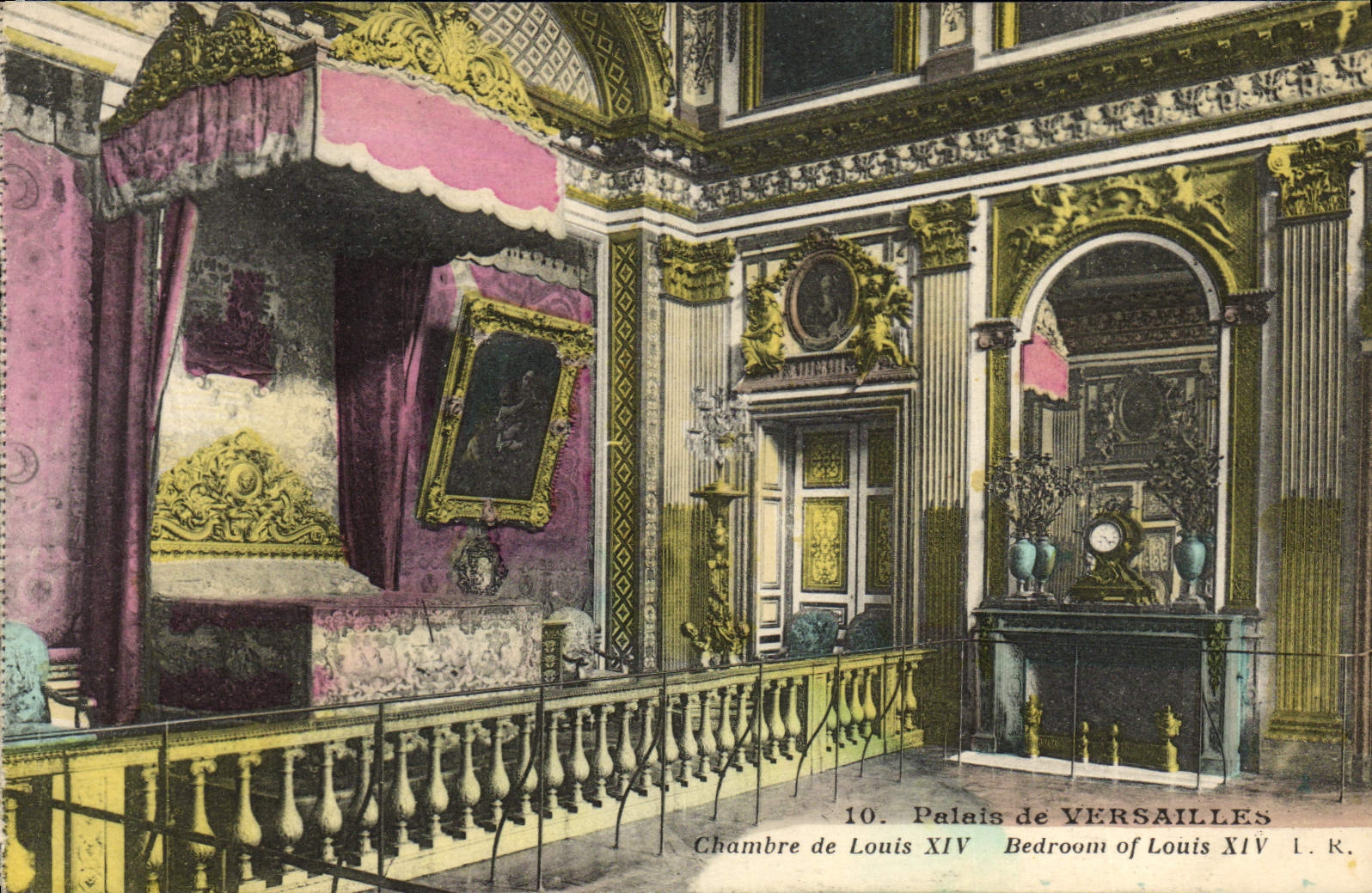 CPA Palais De Versailles Chambre De Louis XIV