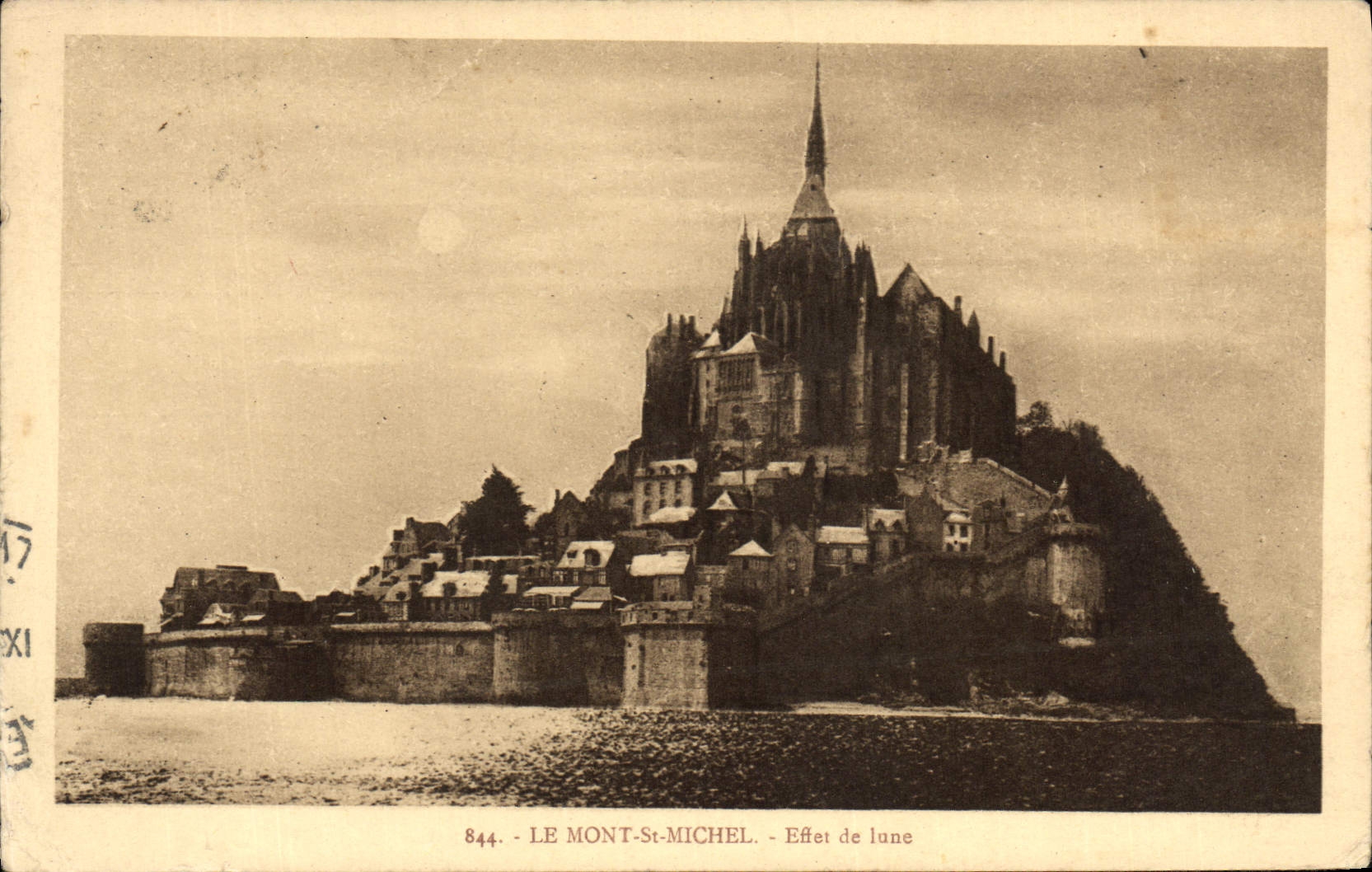 CPA Le Mont St Michel Effet De Lune