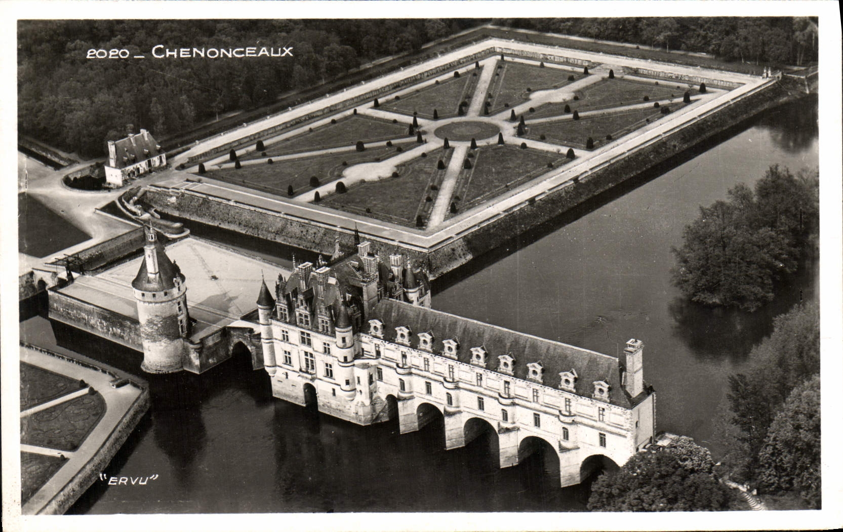POSTAL MODERNA castillo de Chenonceaux