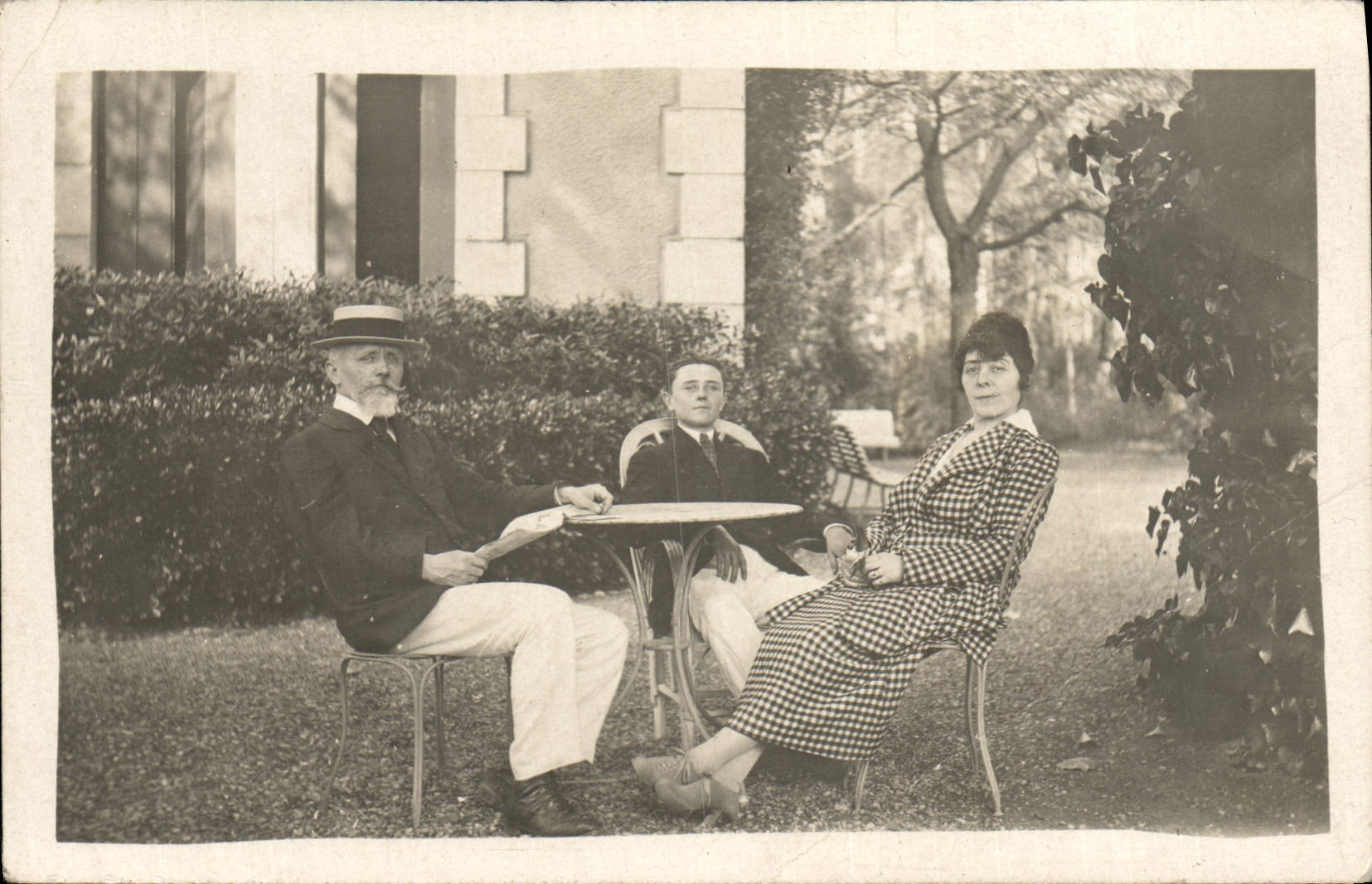CARTE PHOTO Vert Bois Juin 1919