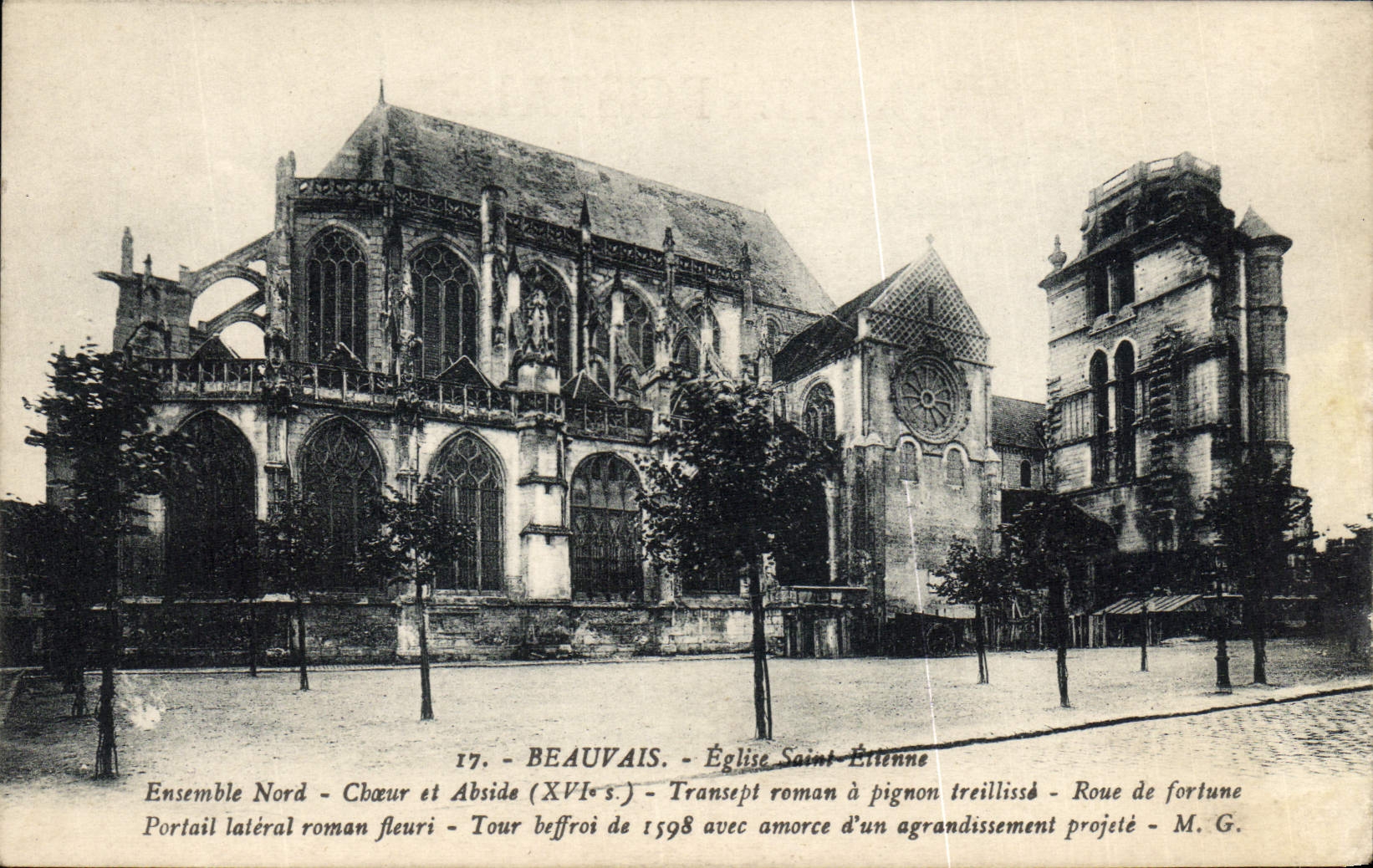 CPA Beauvais Eglise Saint Etienne