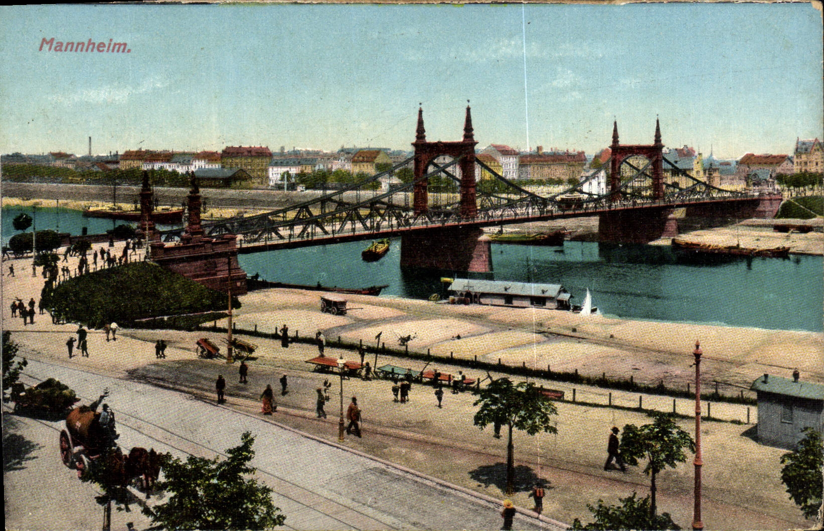 VINTAGE POSTCARD Mannheim