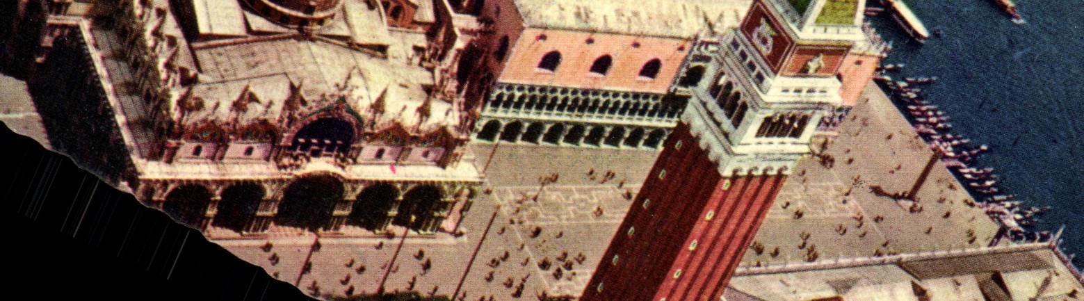 MODERN CARD Venezia Piazza S Marco Veduta aerea