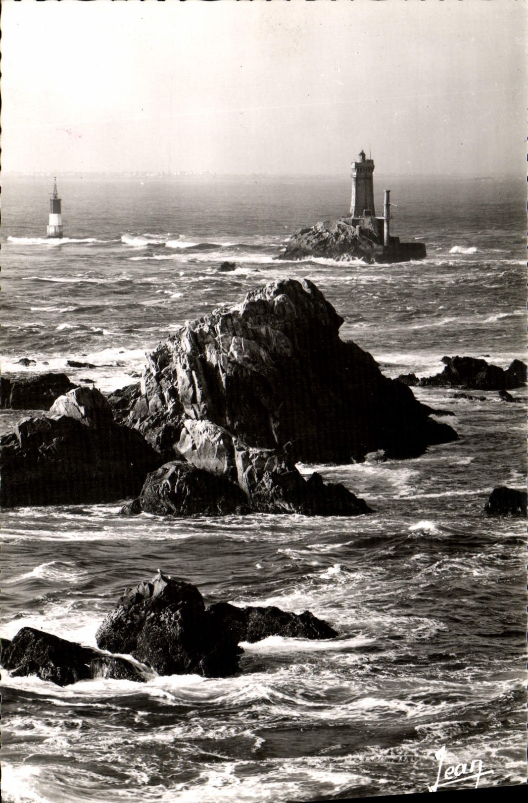 MODERN CARD Point Of the Strong current the Lighthouse of Old the Currents In the Strong current of Center