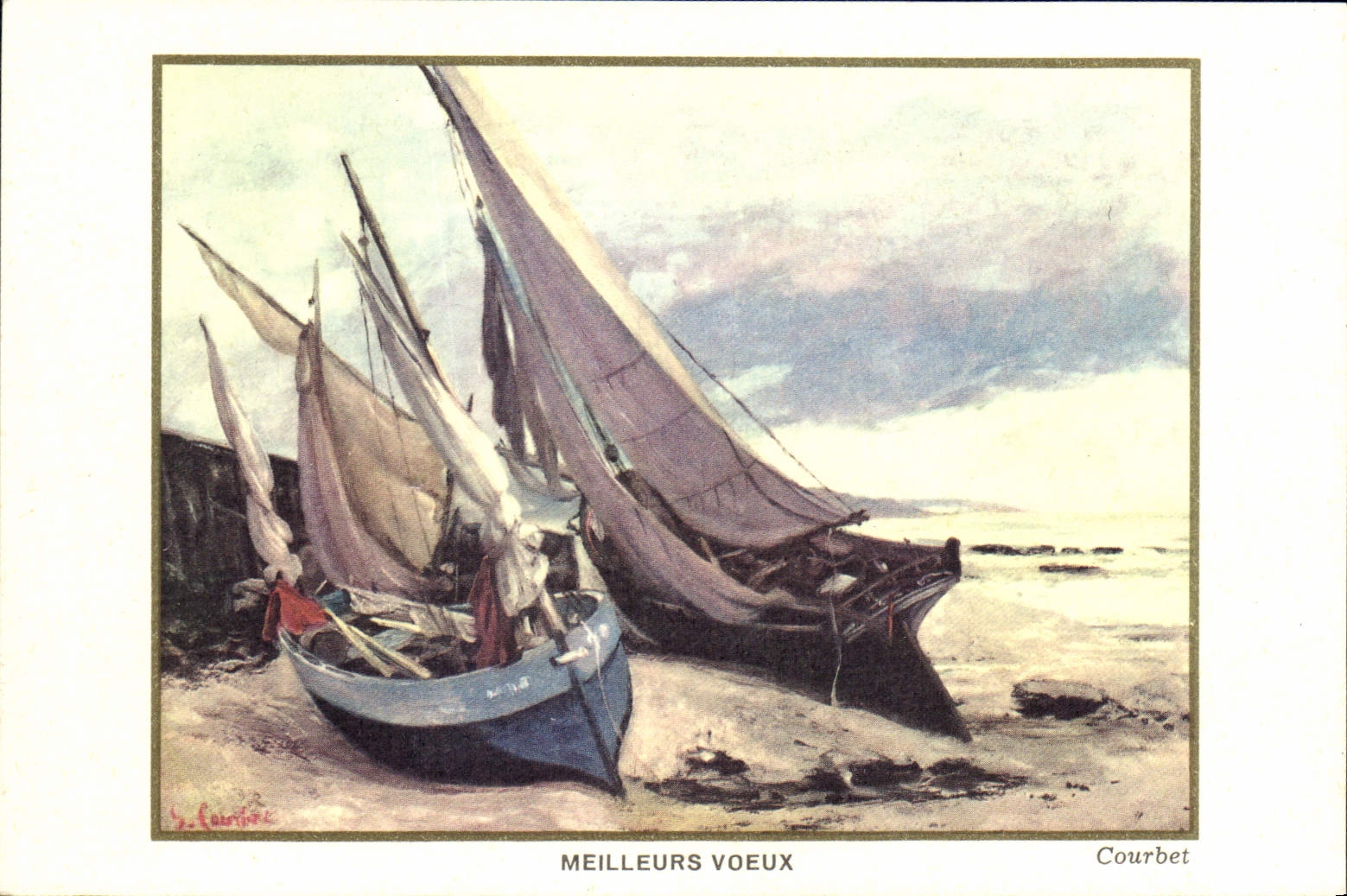 MODERN CARD Better Wishes Boat