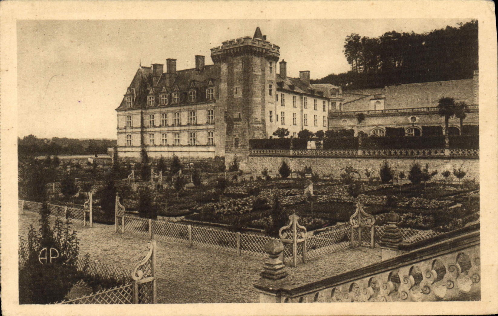 CPA Villandry Le Chateau et les Jardins 