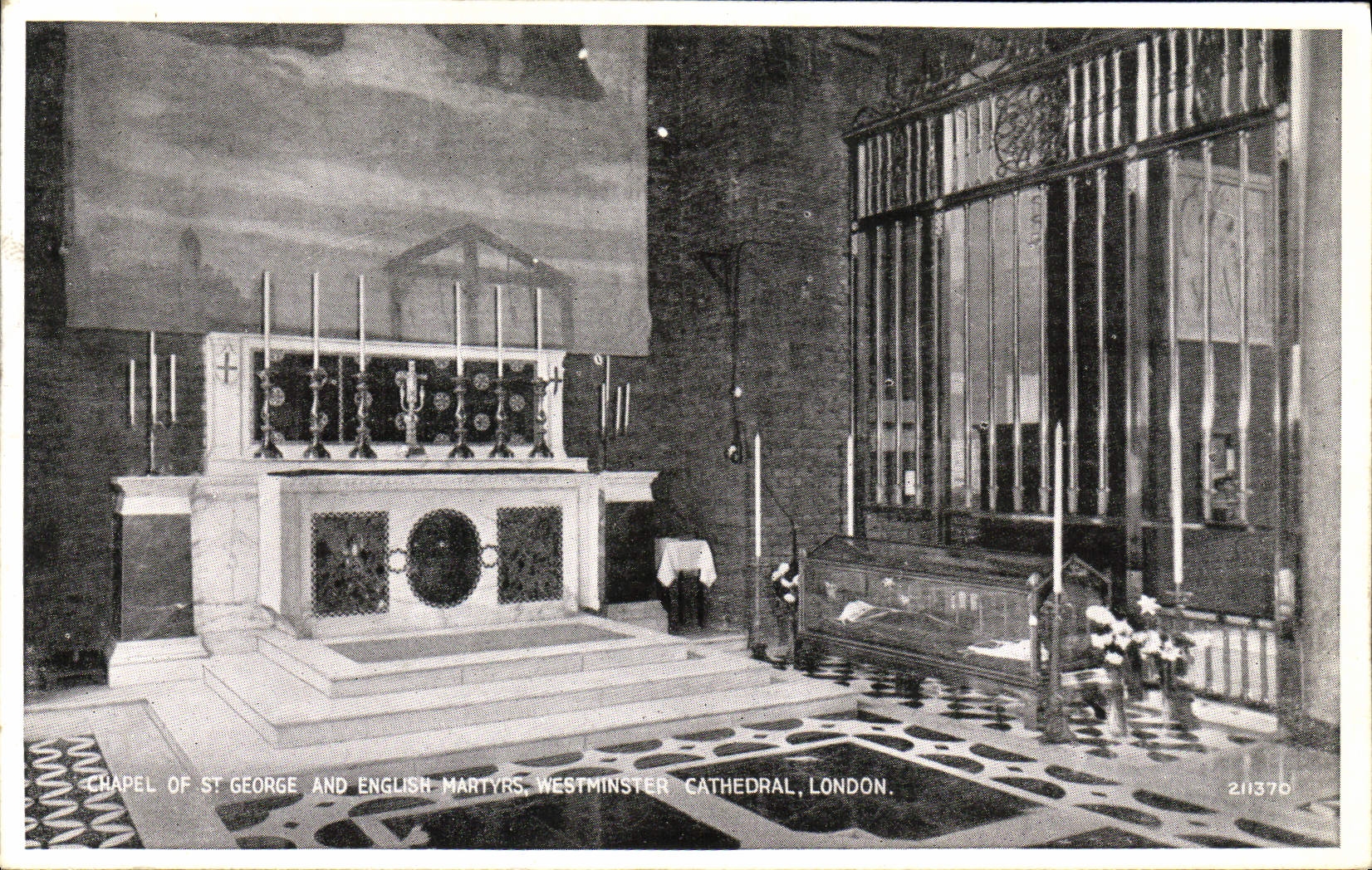 CPM Chapel of St George and English martyrs Westminster Cathedral London