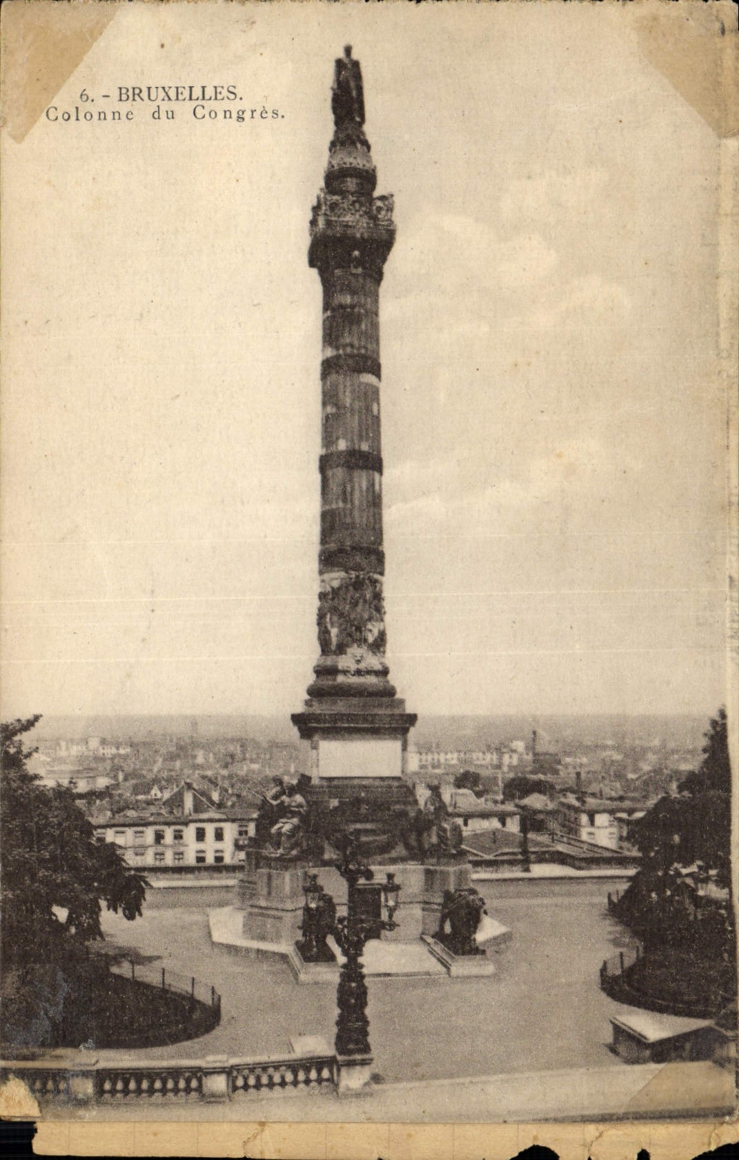 CPA Bruxelles Colonne du Congres