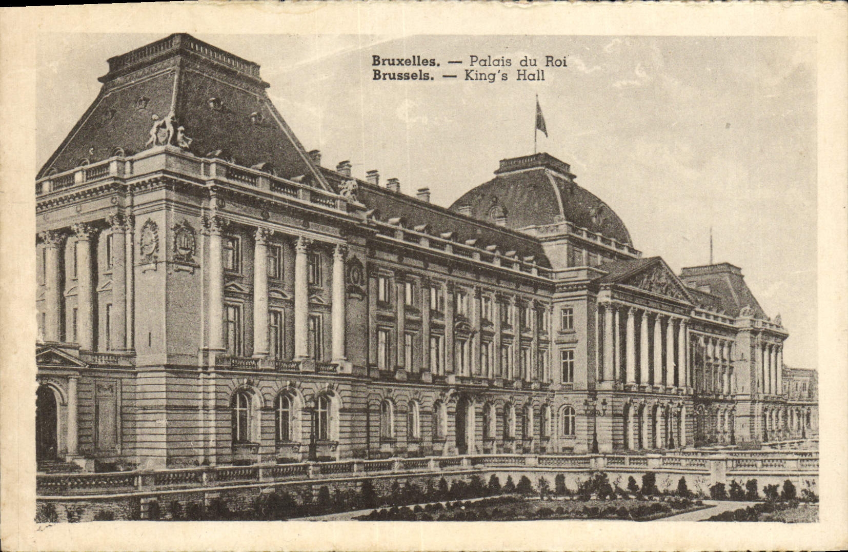 CPA Bruxelles Palais du Roi