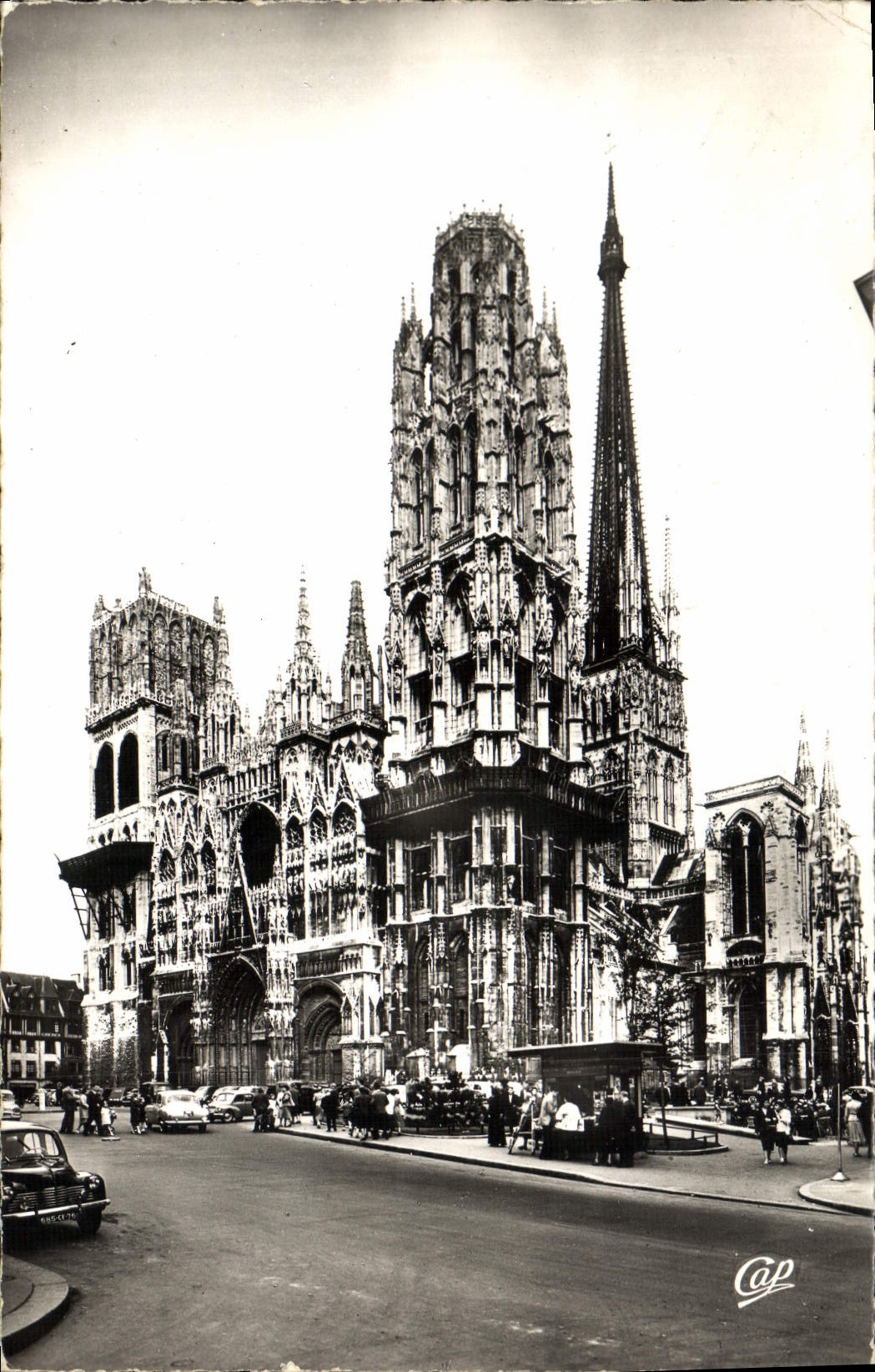 MODERN CARD Rouen the Cathedral
