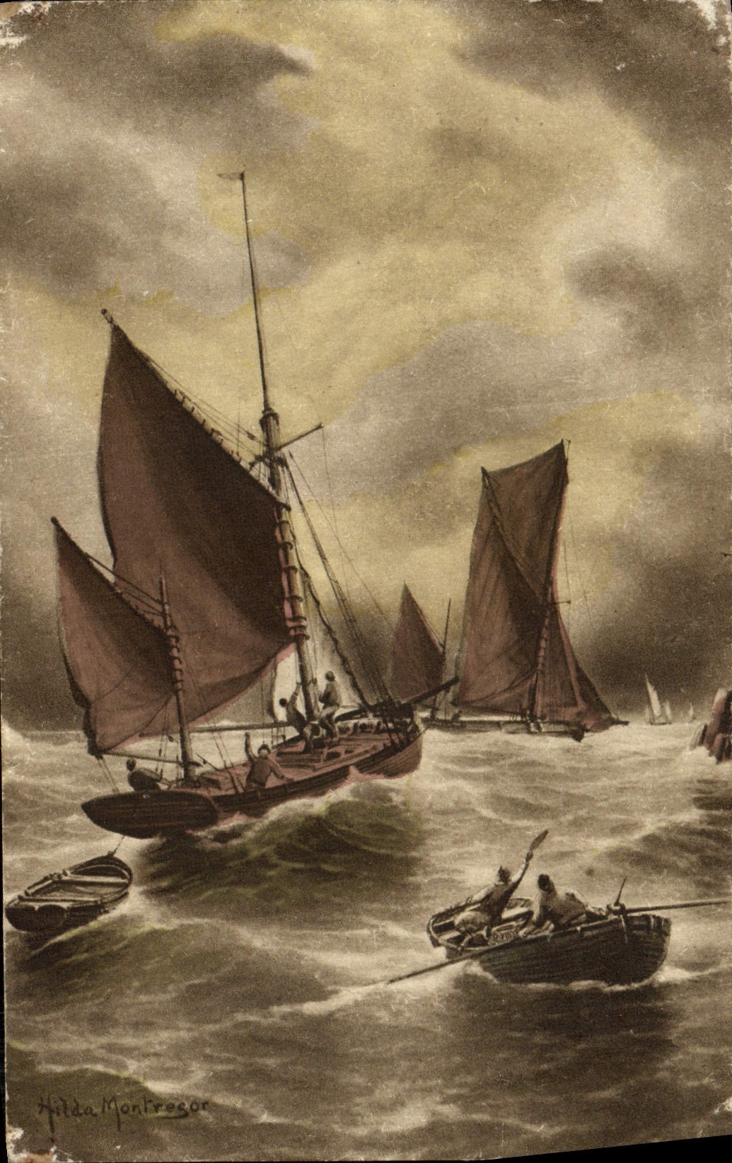 CPA Bateaux de peche 