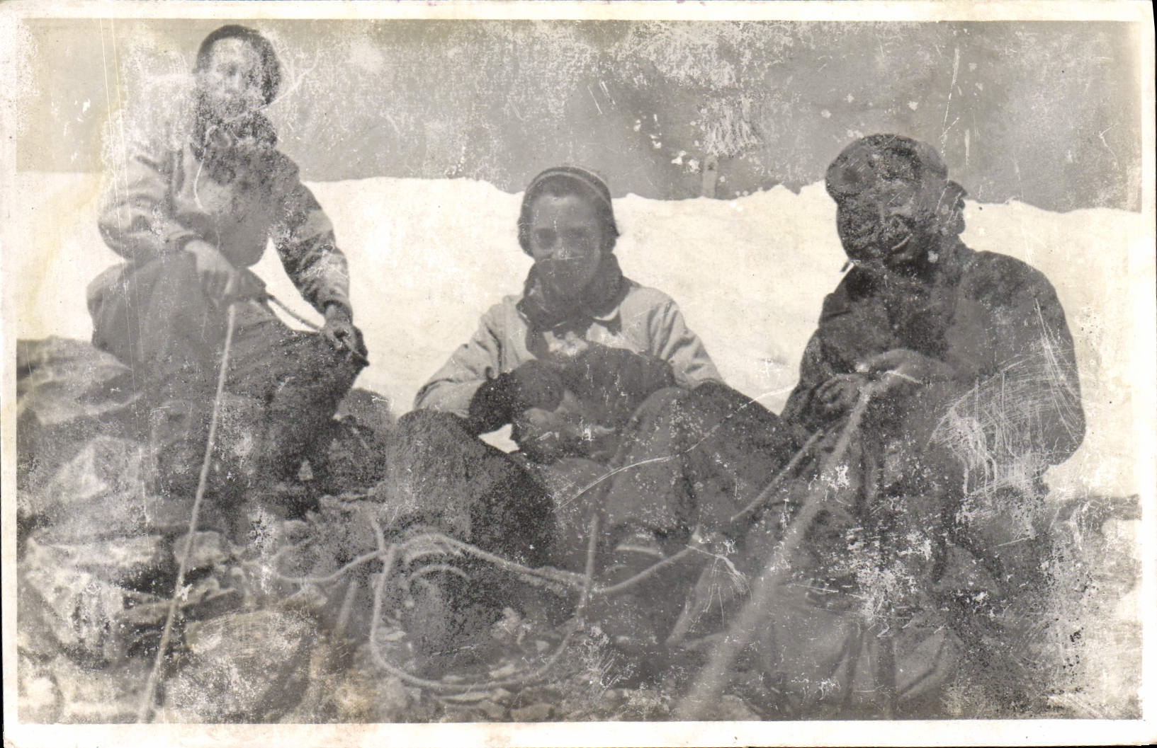 Real photo Mountaineers