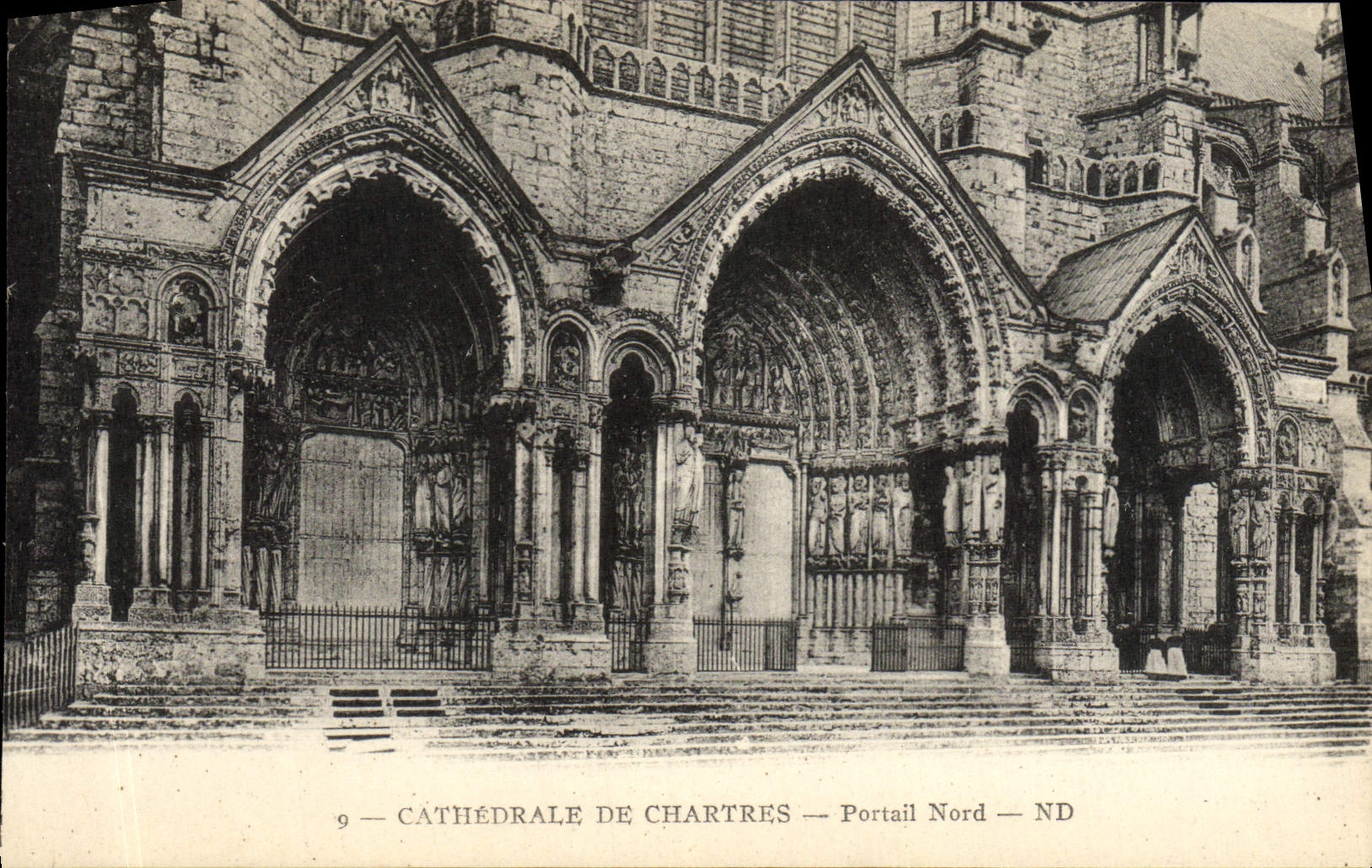 CPA Cathedrale De Chartres Portail Nord