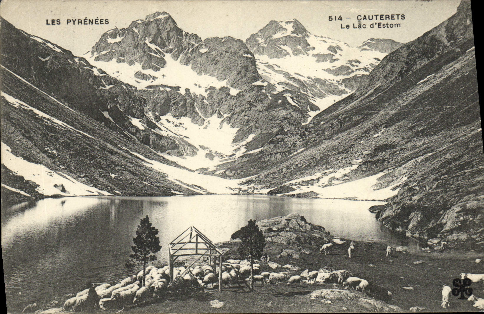 CPA Cauterets Le lac d'Estom