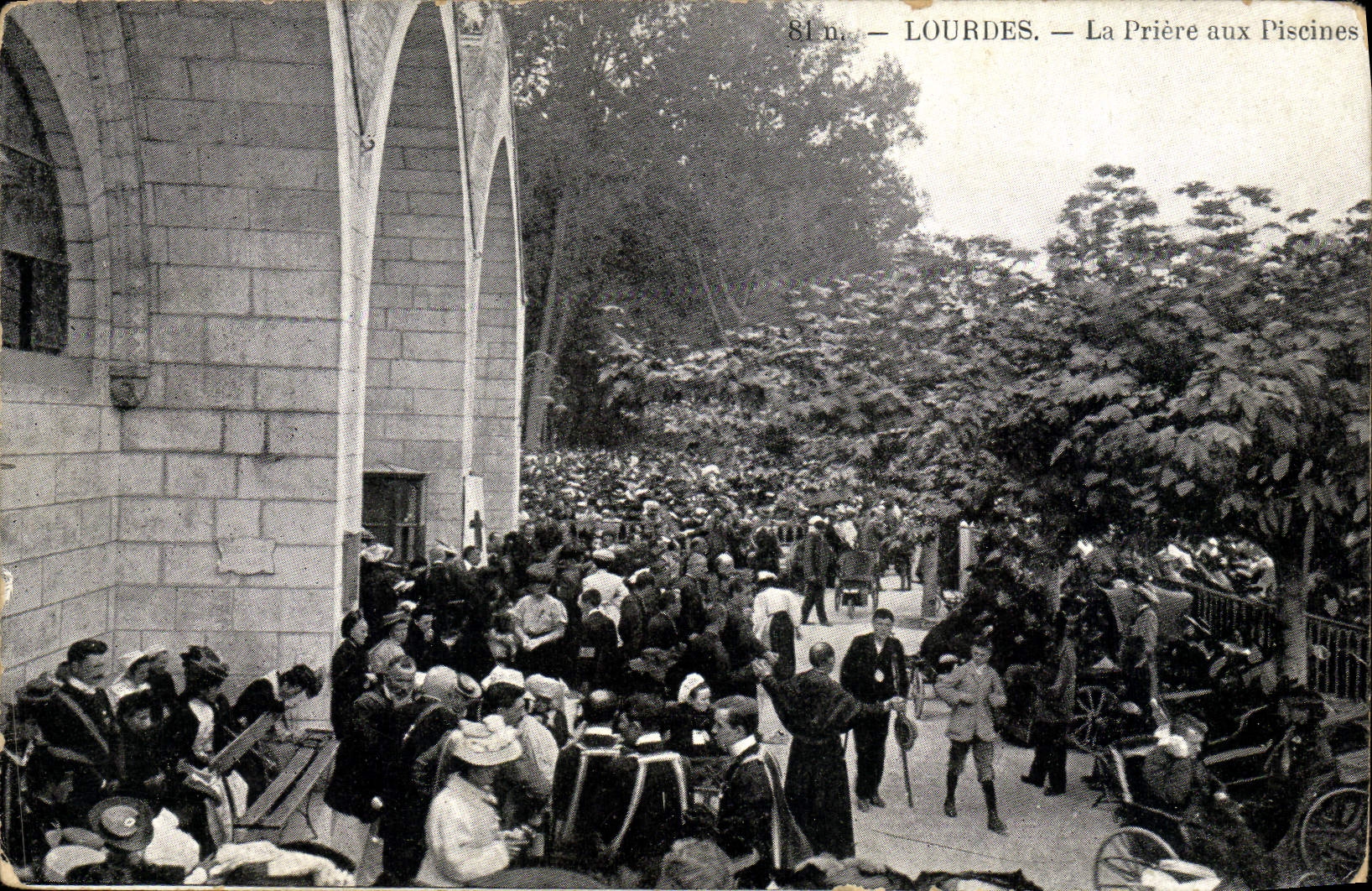 VINTAGE POSTCARD Heavy the Prayer with the Swimming pools