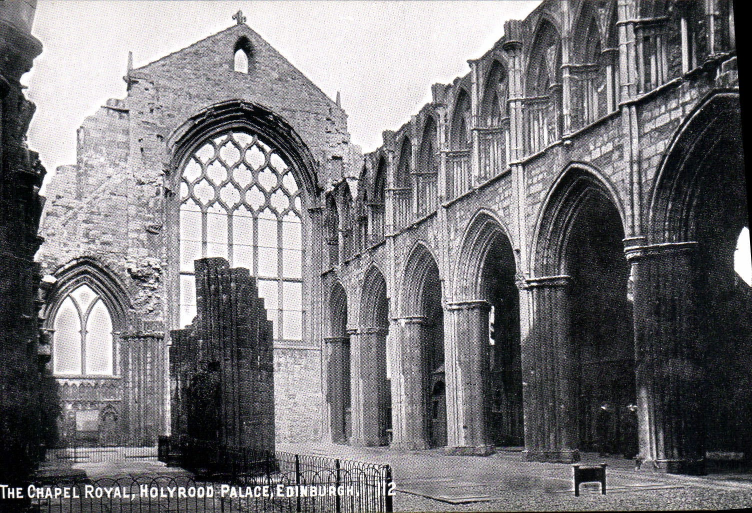 CPA The Chapel Royal Holyrood Palace Edinburgh