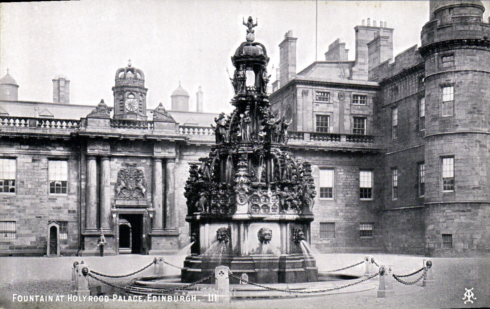 CPA Fountain Holyrood Palace Edinburgh