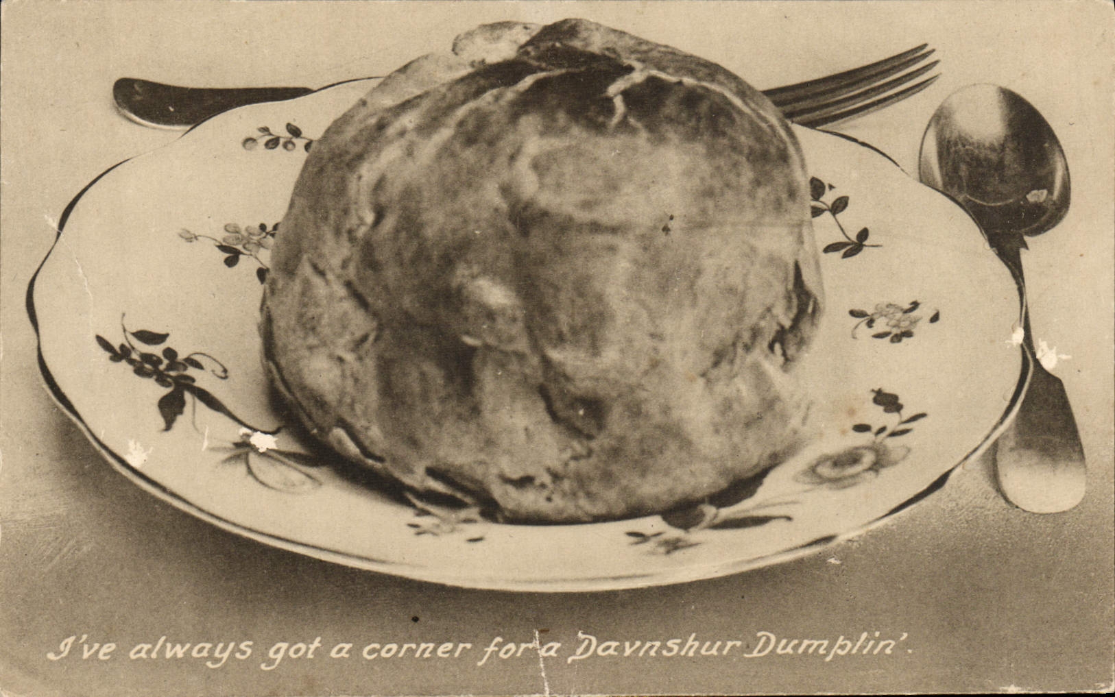 VINTAGE POSTCARD Davnshur Dumplin